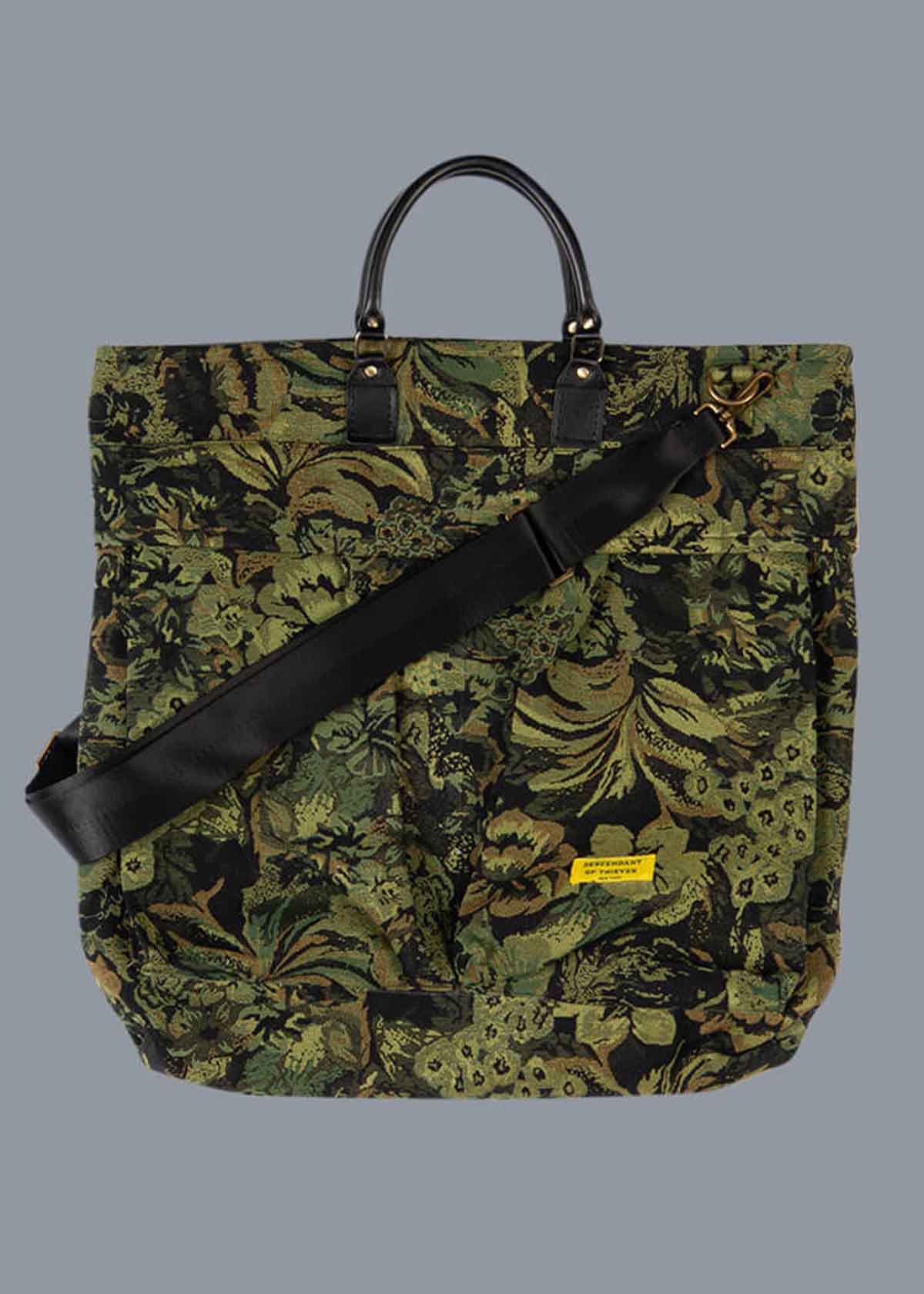 Camo Jacquard Helmut Bag | Modern Menswear by yycbvcnbmmnbm