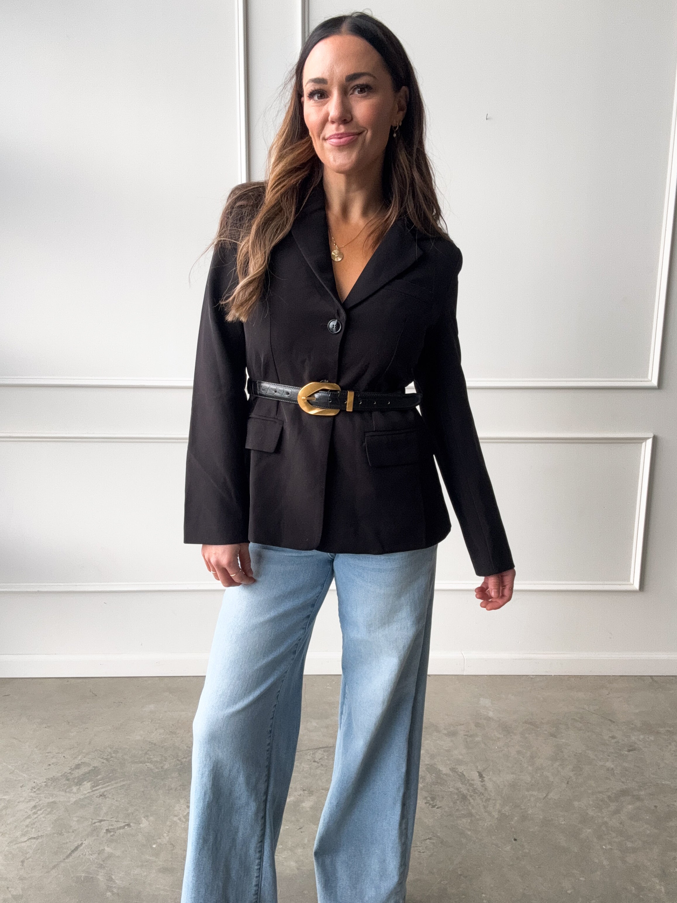 Black Fitted Blazer | Elegant Women's Fashion by coolavocek