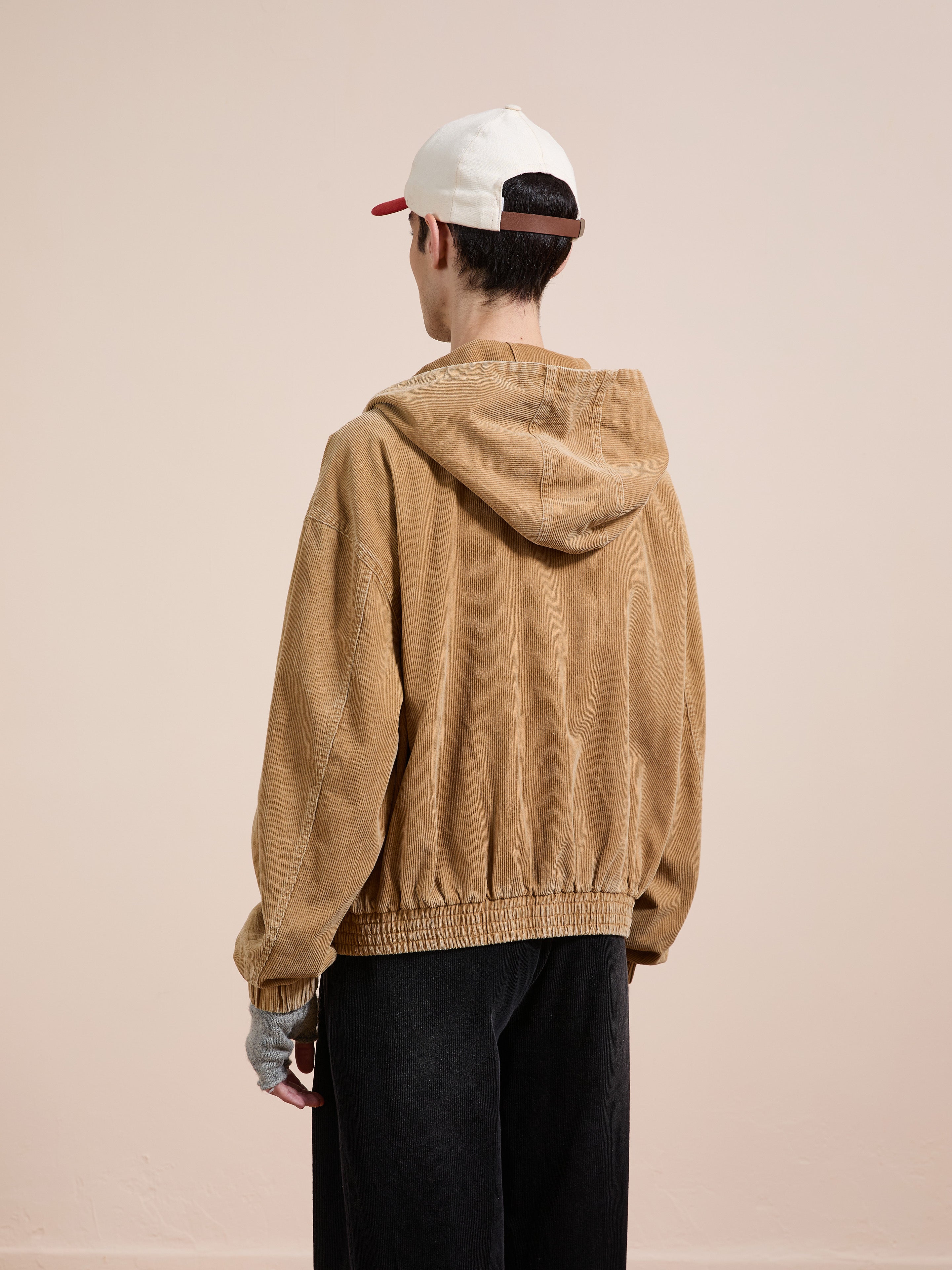 Corduroy Zip Up Hoodie | Modern Menswear by yycbvcnbmmnbm