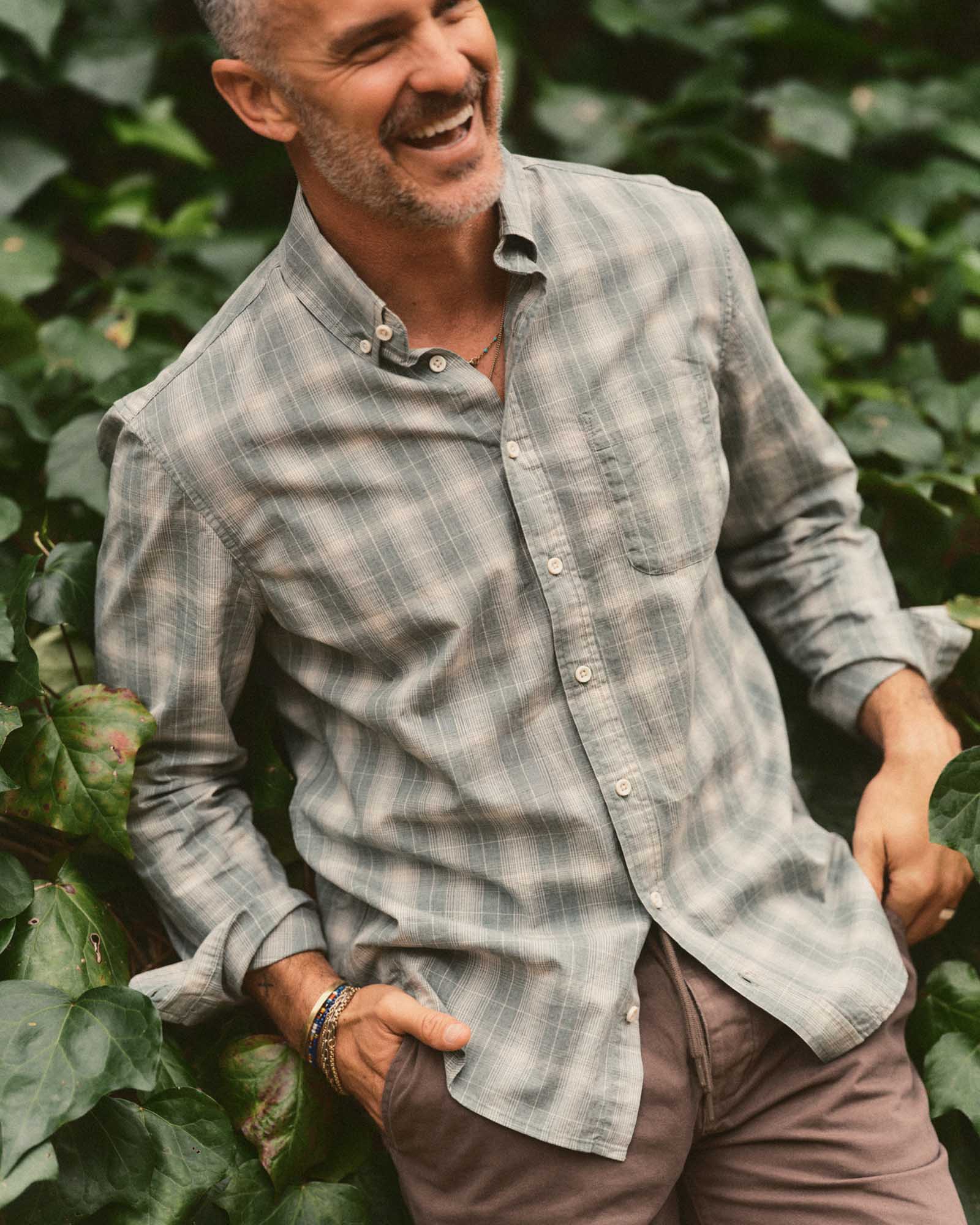 The Jack in Sea Moss Plaid | Modern Menswear by yycbvcnbmmnbm