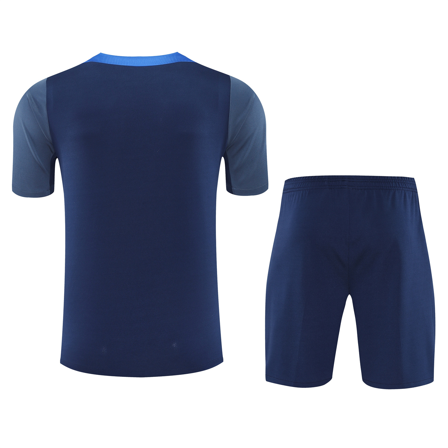 AlphaJersey-Paris Saint-Germain PSG 25-26 Short-Sleeve Training Set - Royal Blue & Royal Blue Shorts