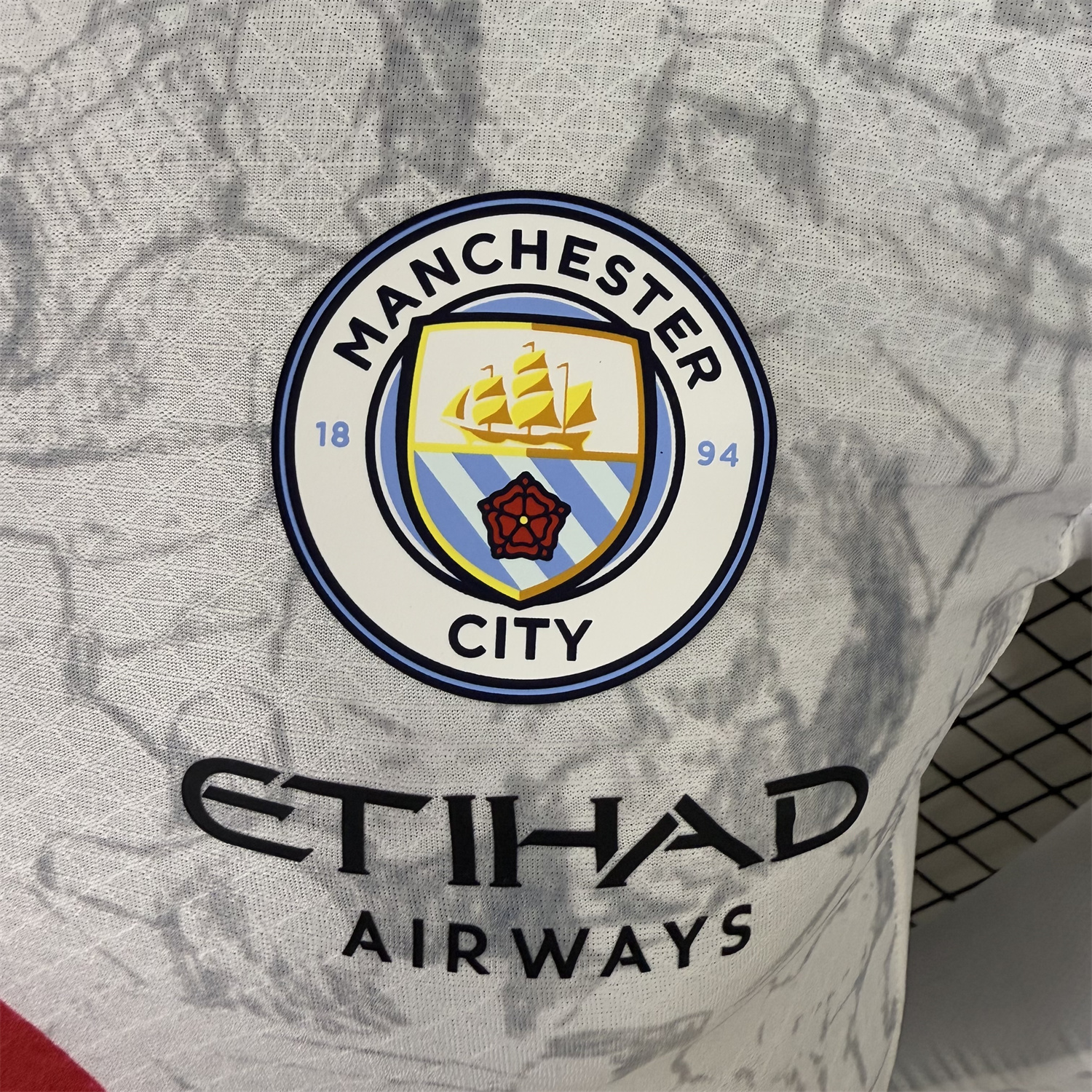 AlphaJersey-Manchester City 25-26 KidSuper White Long Sleeves Jersey - Player Version
