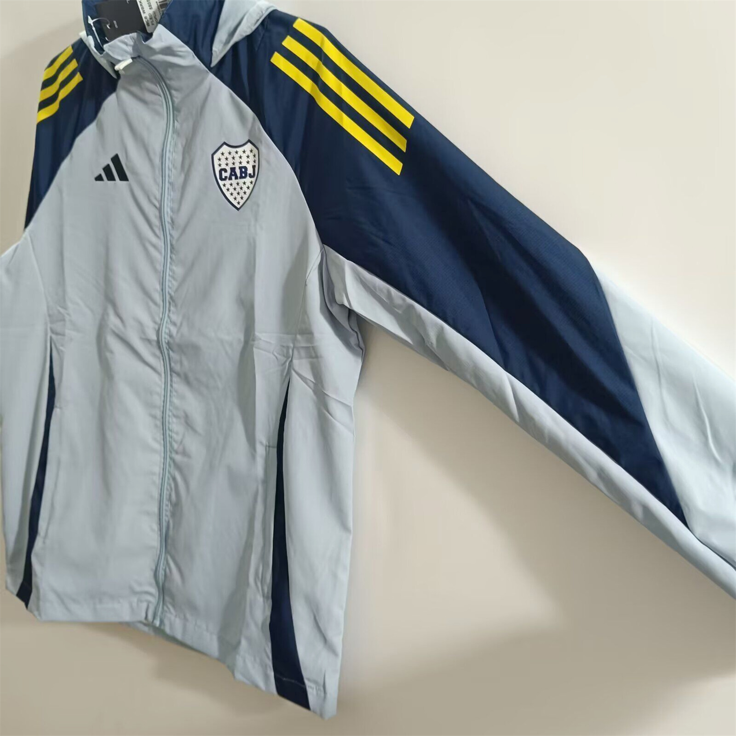 AlphaJersey-Boca Juniors 25-26 Training Windbreaker Jacket - Grey