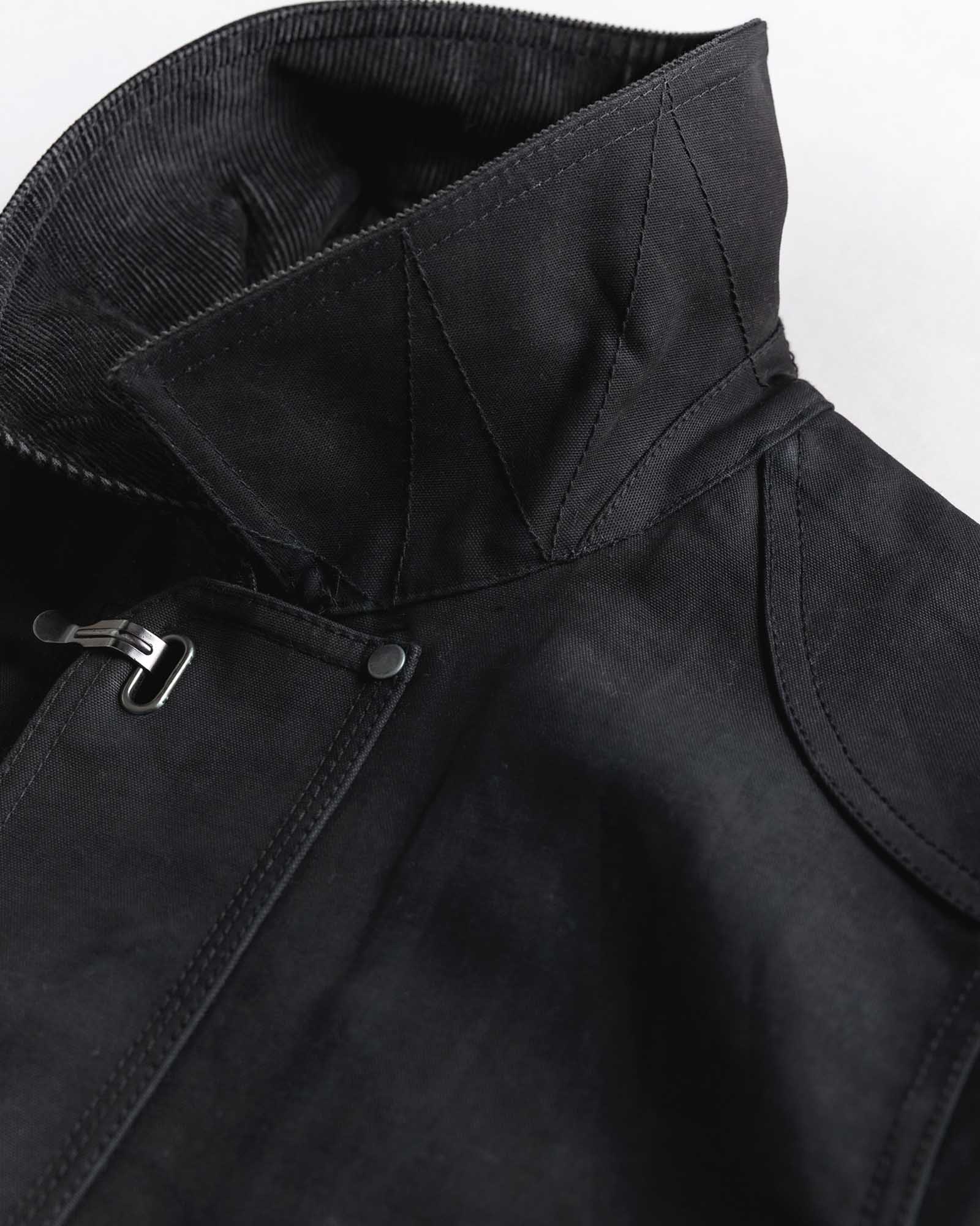 The Cinder Jacket in Coal Dry Wax | Modern Menswear by yycbvcnbmmnbm