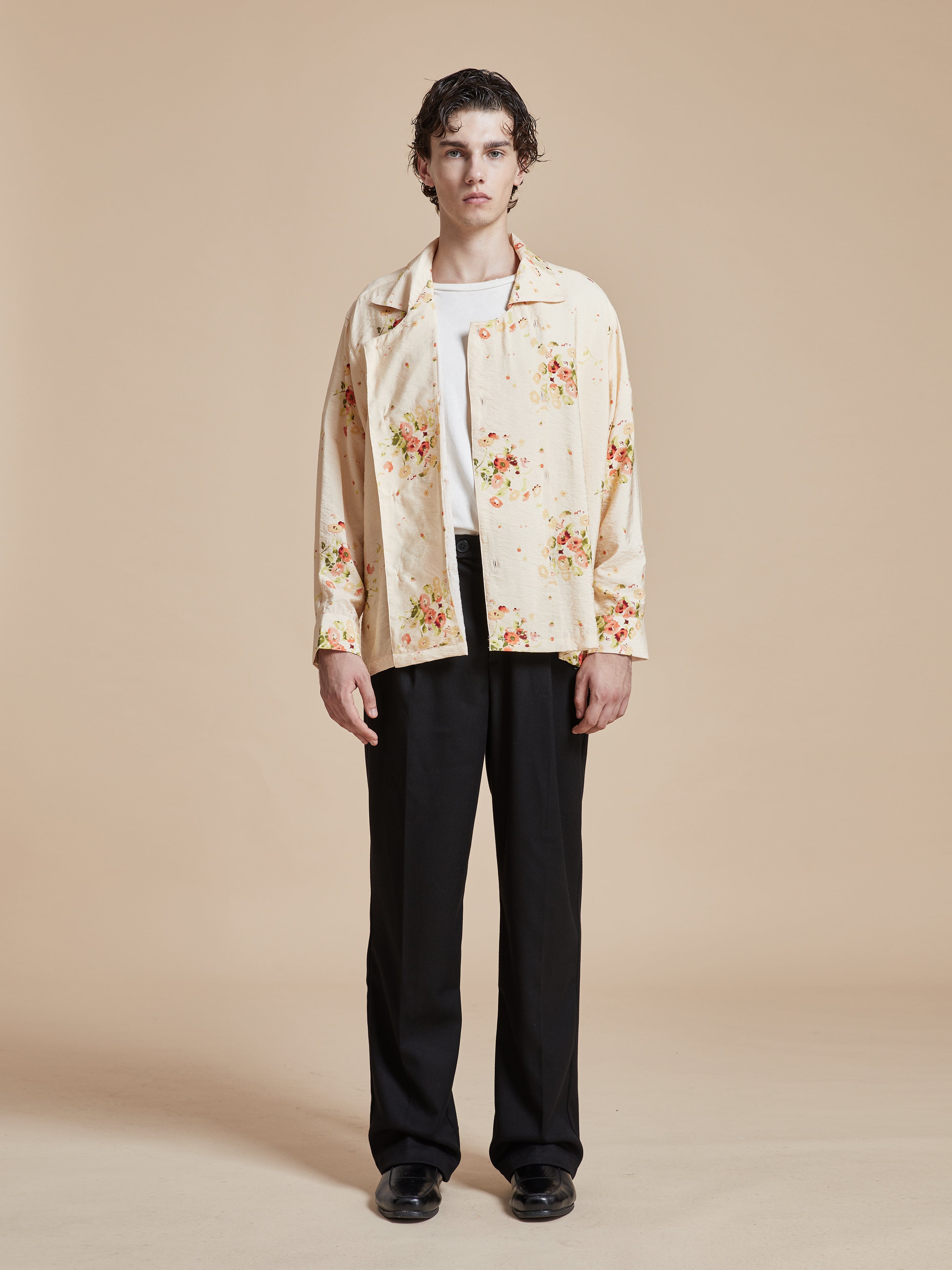 Kanhati Garden Long Sleeve Camp Shirt | Modern Menswear by yycbvcnbmmnbm
