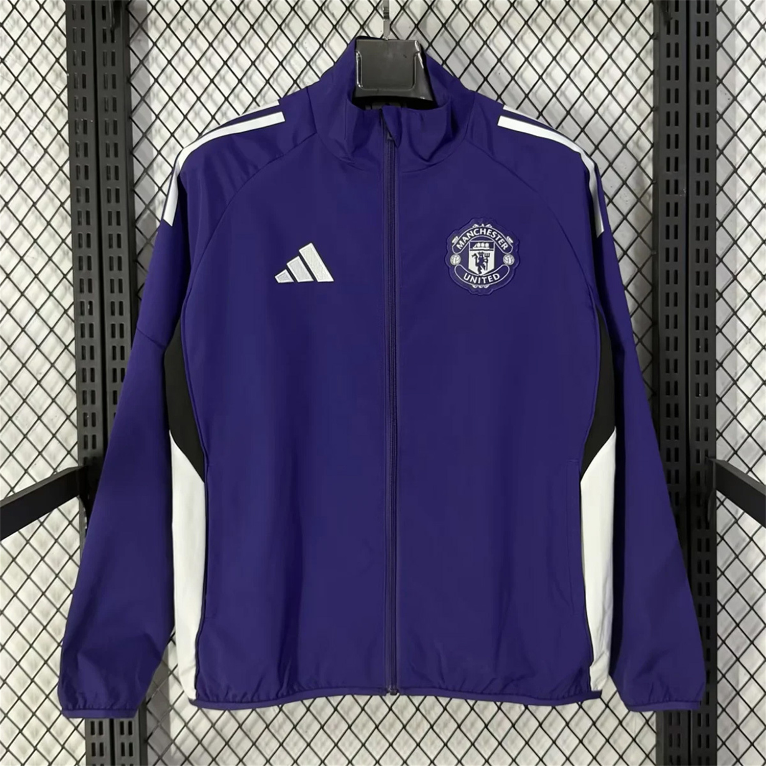AlphaJersey-Manchester United 25-26 Training Windbreaker Jacket - Purple