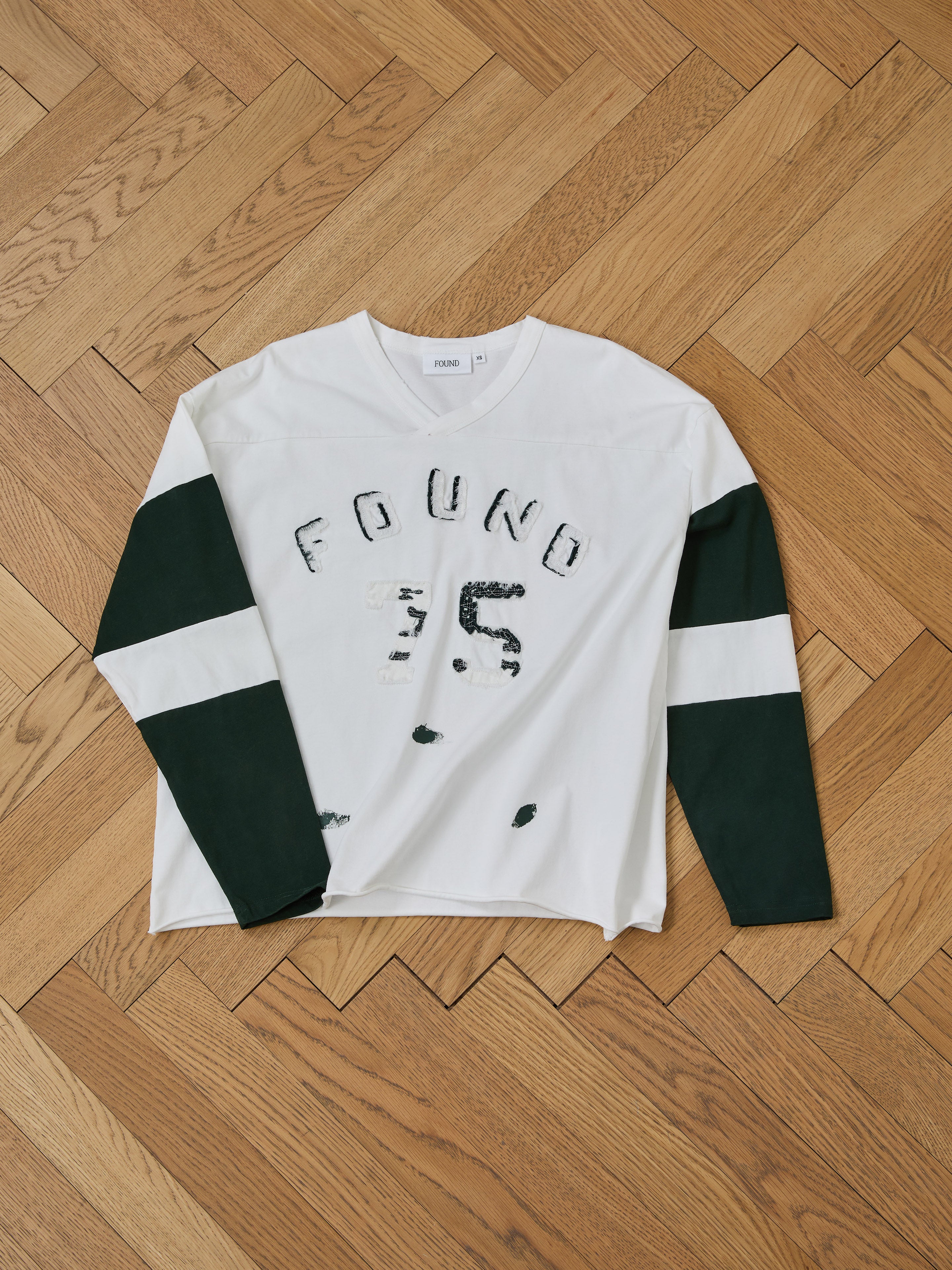 Distressed LS Team Jersey | Modern Menswear by yycbvcnbmmnbm