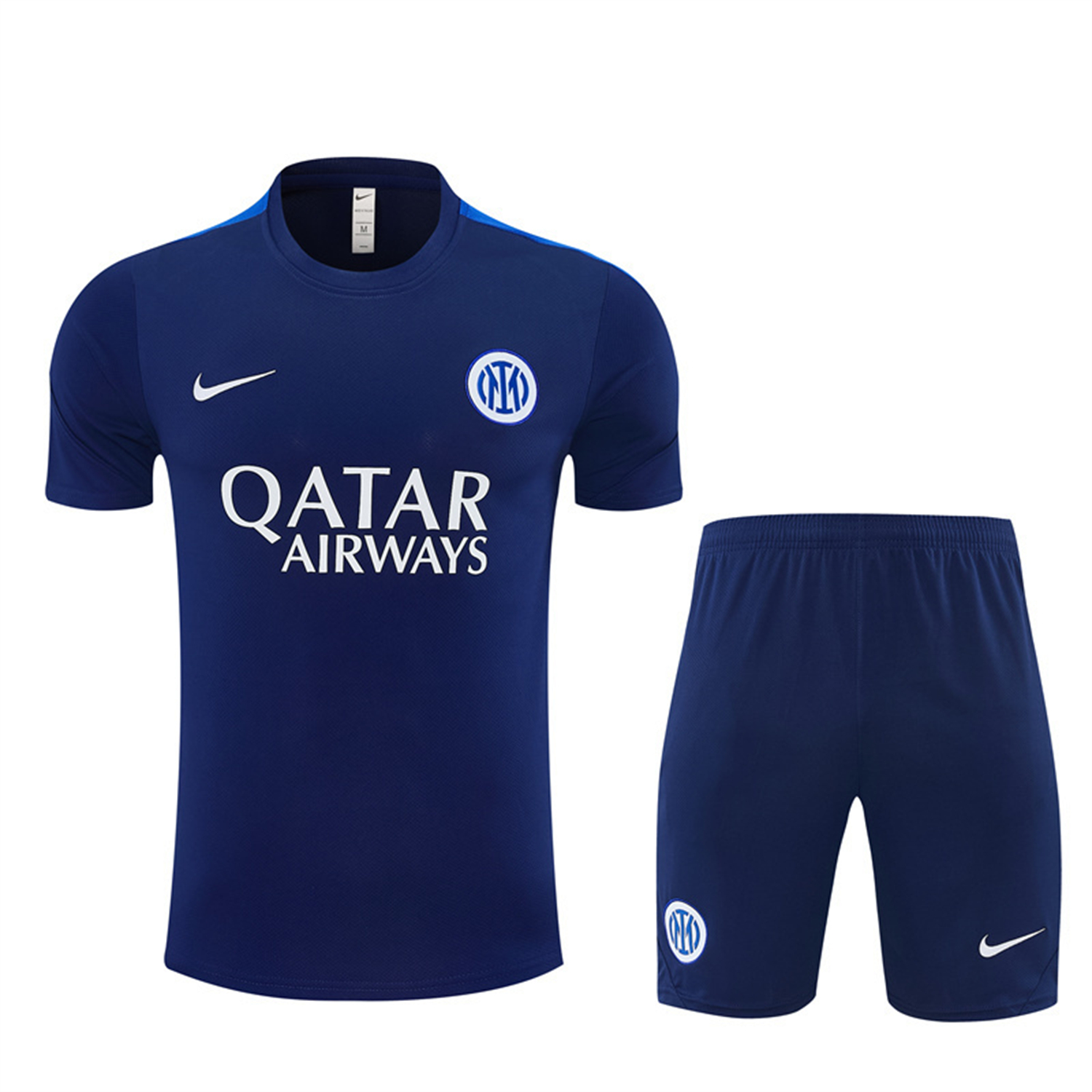 AlphaJersey-Inter Milan 26-27 Short-Sleeve Training Set - Deep Blue Top & Shorts