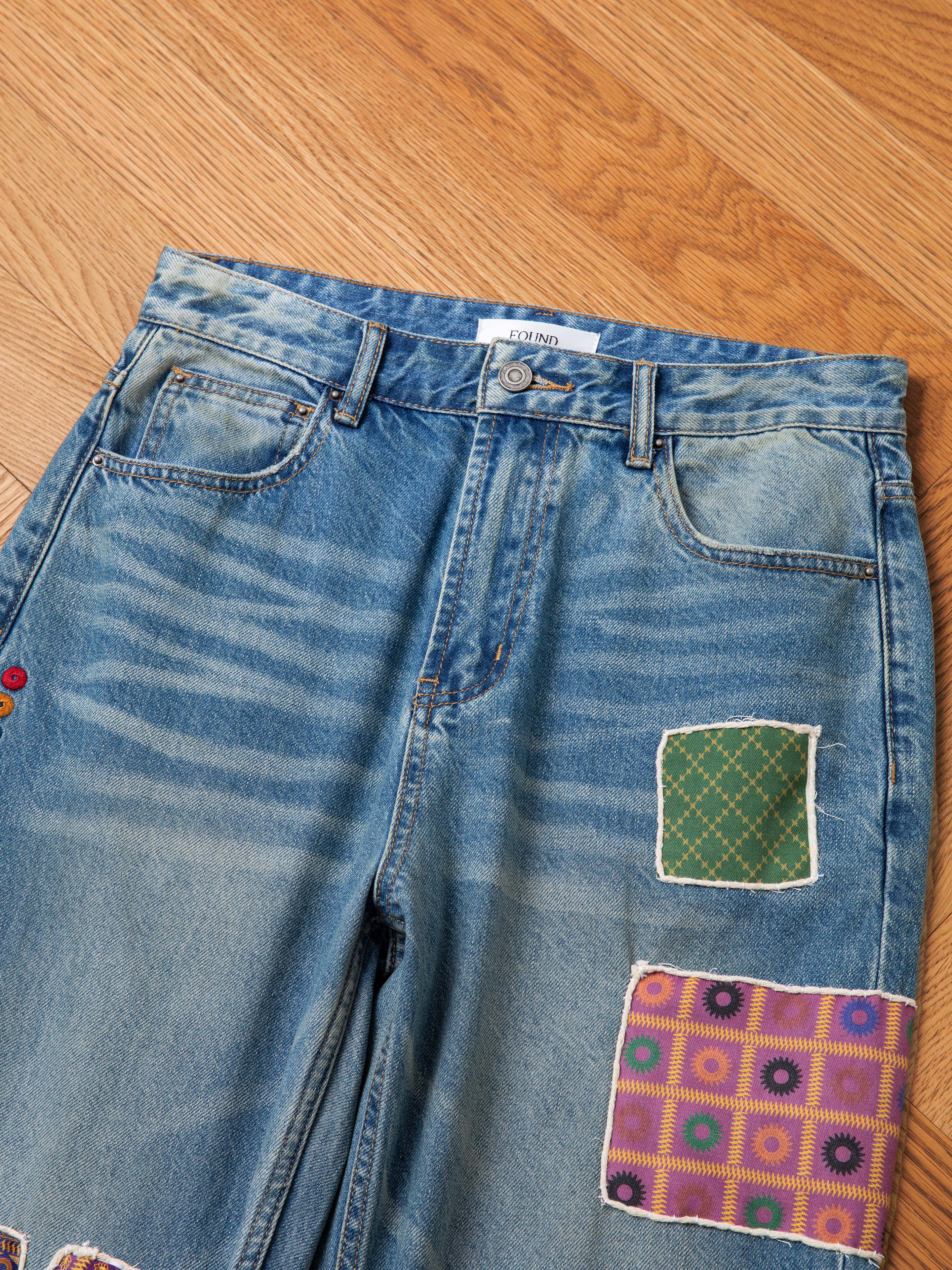 Kantha Patchwork Jeans | Modern Menswear by yycbvcnbmmnbm