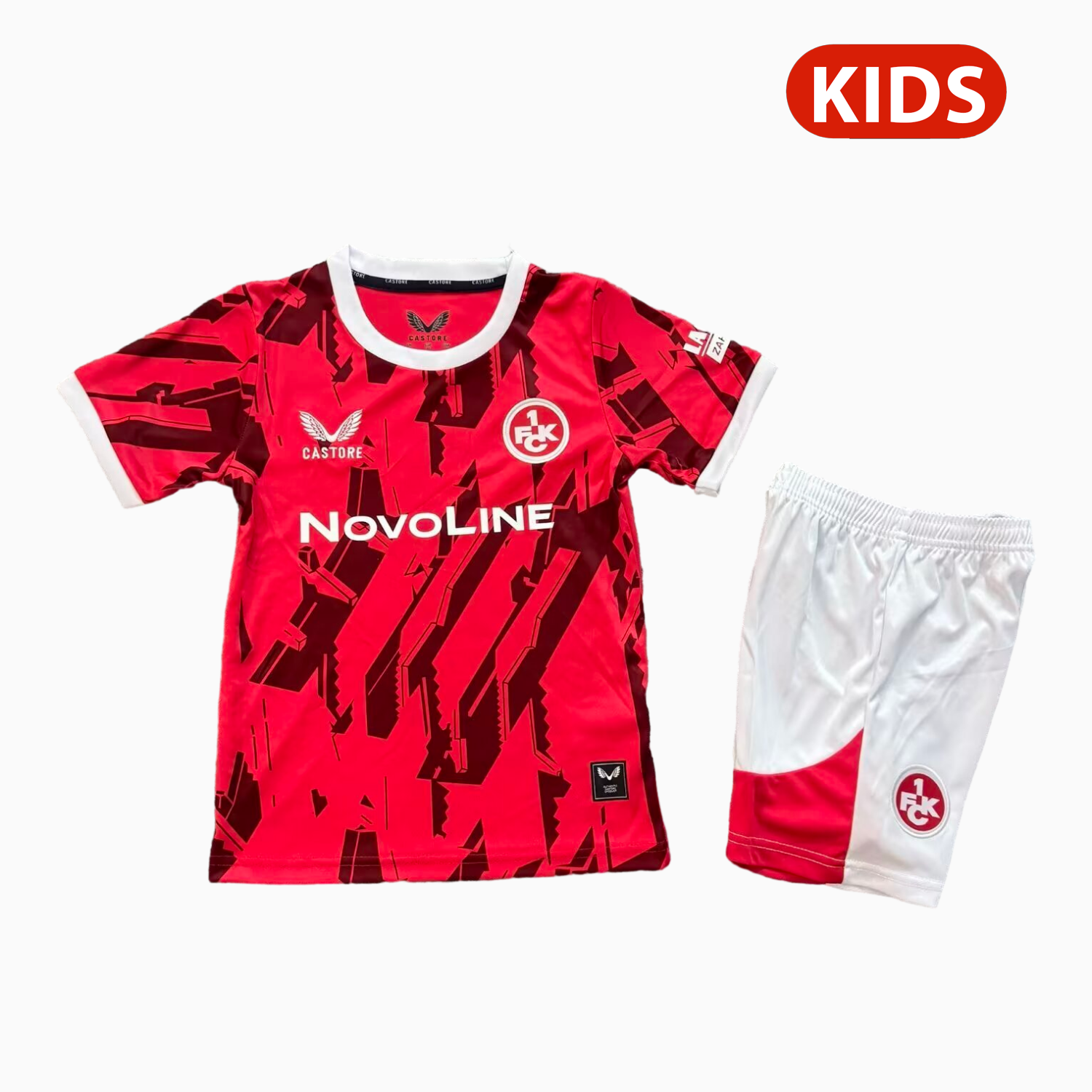 AlphaJersey-Kaiserslautern 25-26 Home Kids Kit