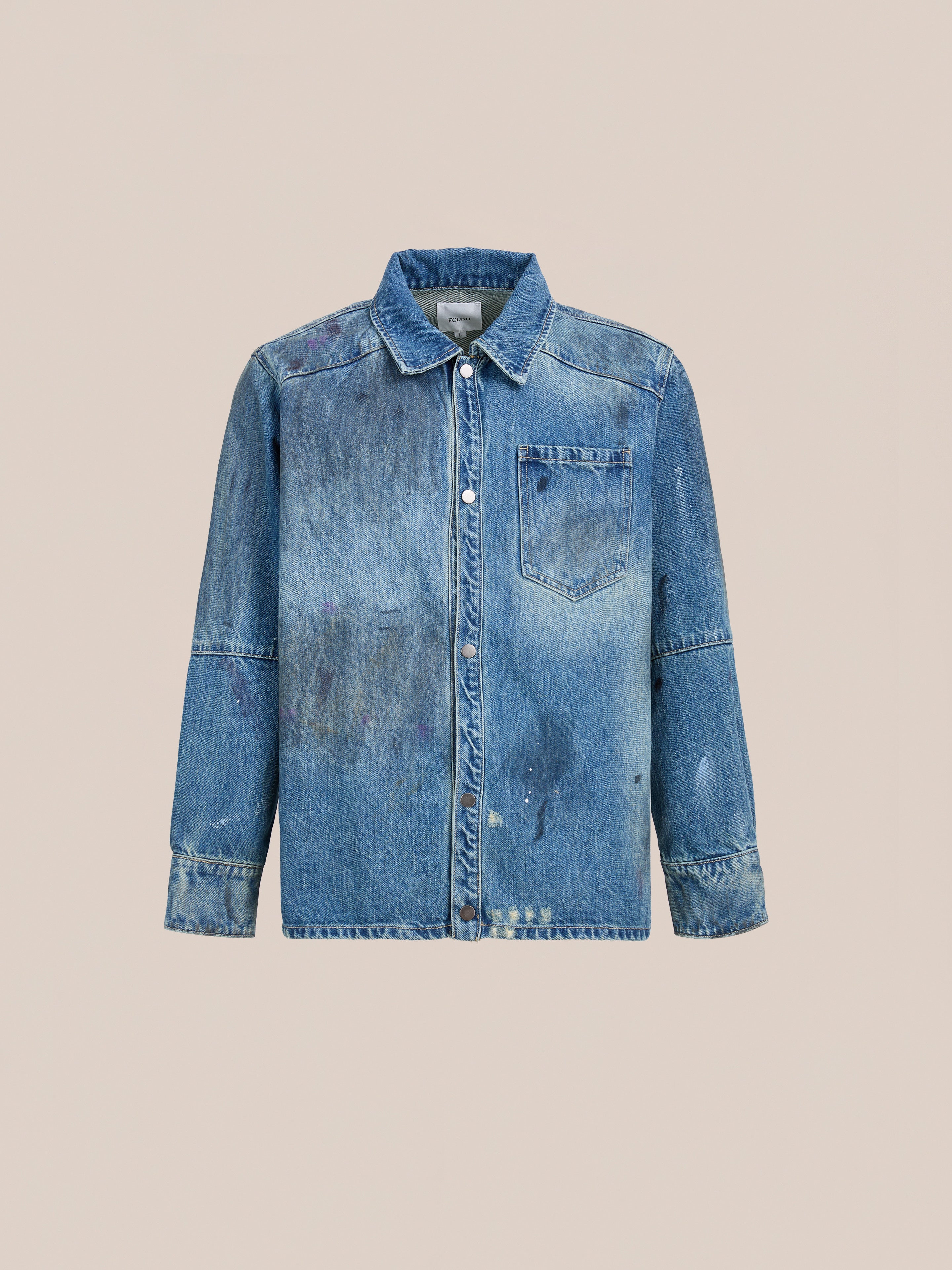 Western Denim Painter Shirt | Modern Menswear by yycbvcnbmmnbm