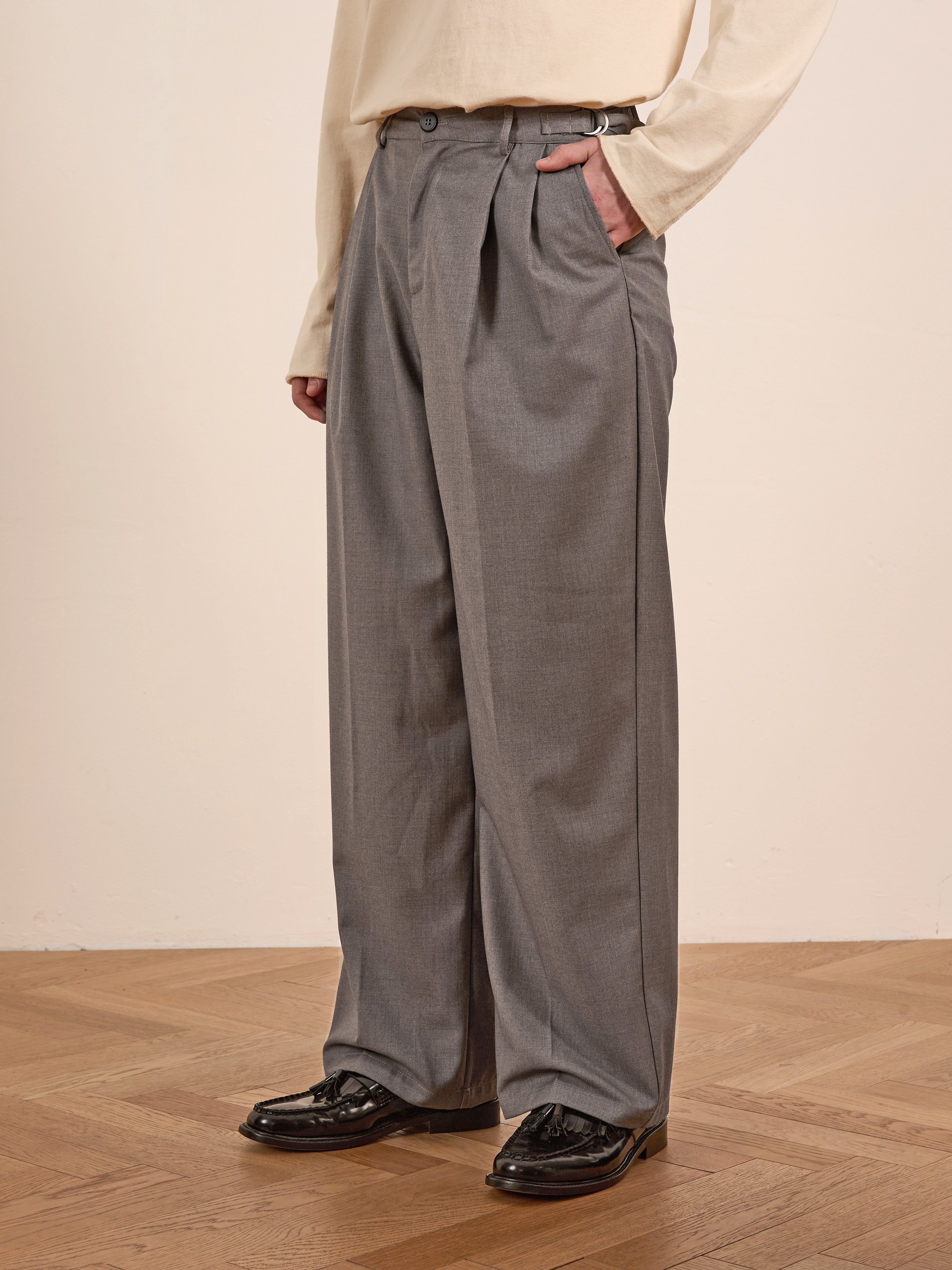 Pleated Trousers | Modern Menswear by yycbvcnbmmnbm
