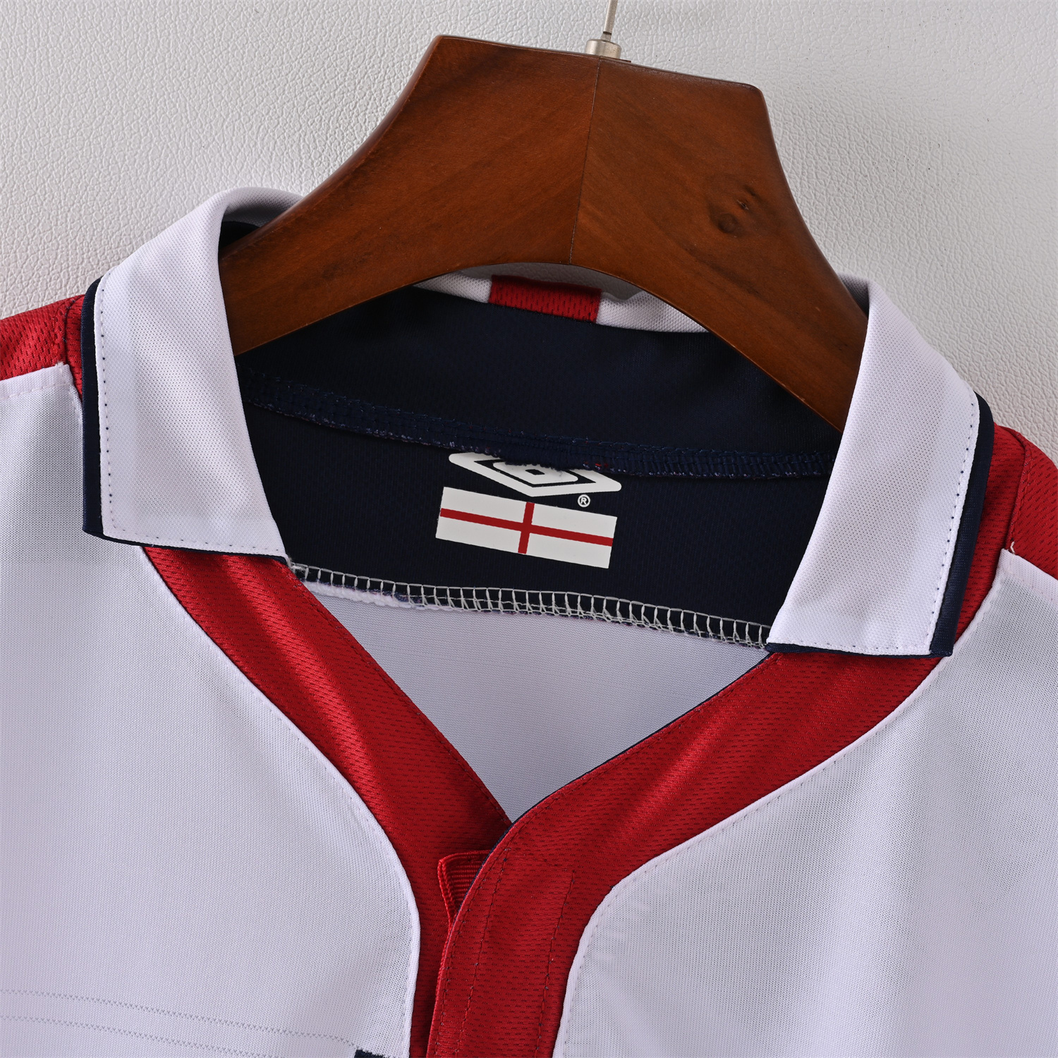 AlphaJersey-Retro England 2004 Home White Jersey