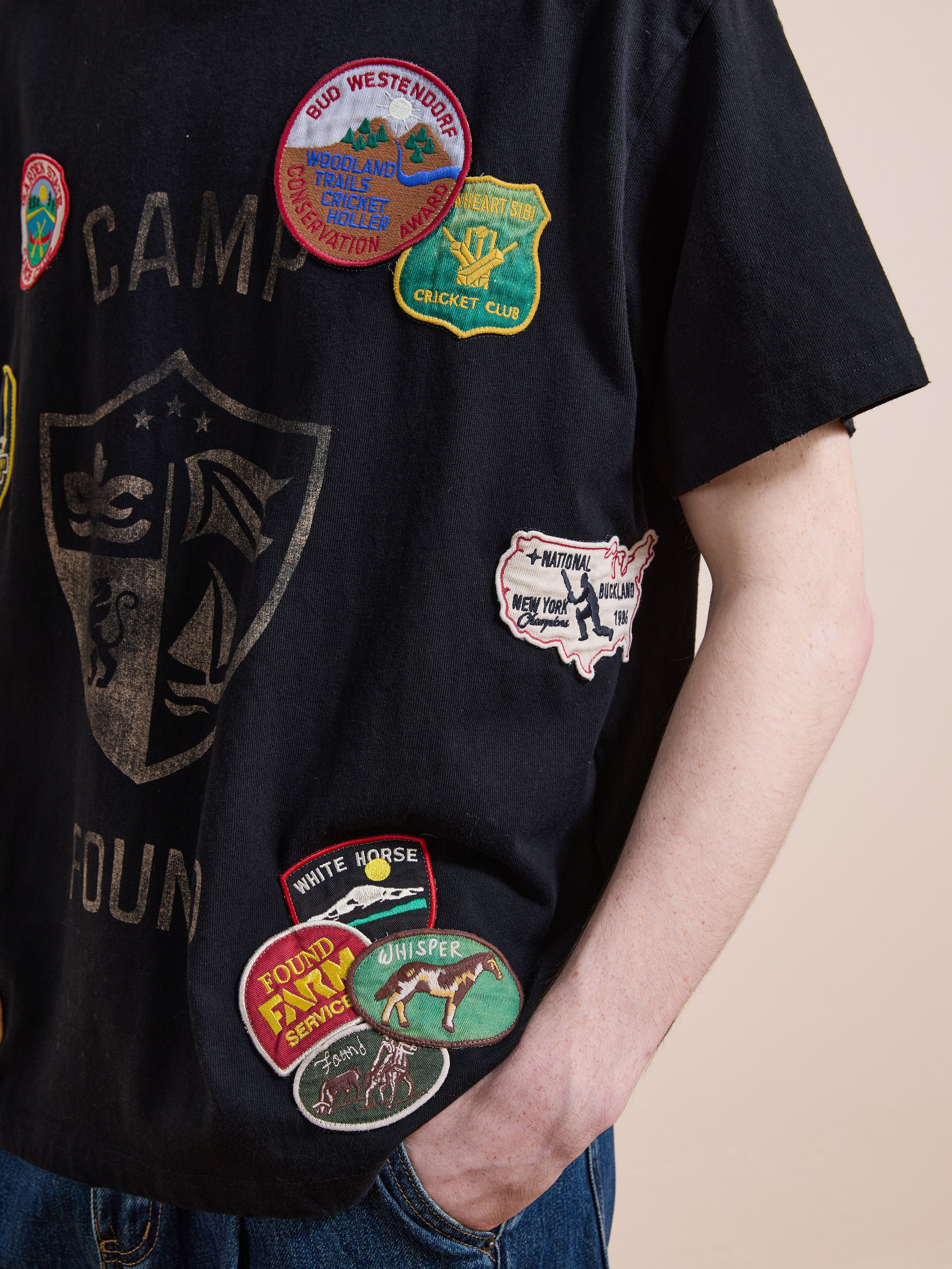 Patchwork Camp Tee | Modern Menswear by yycbvcnbmmnbm