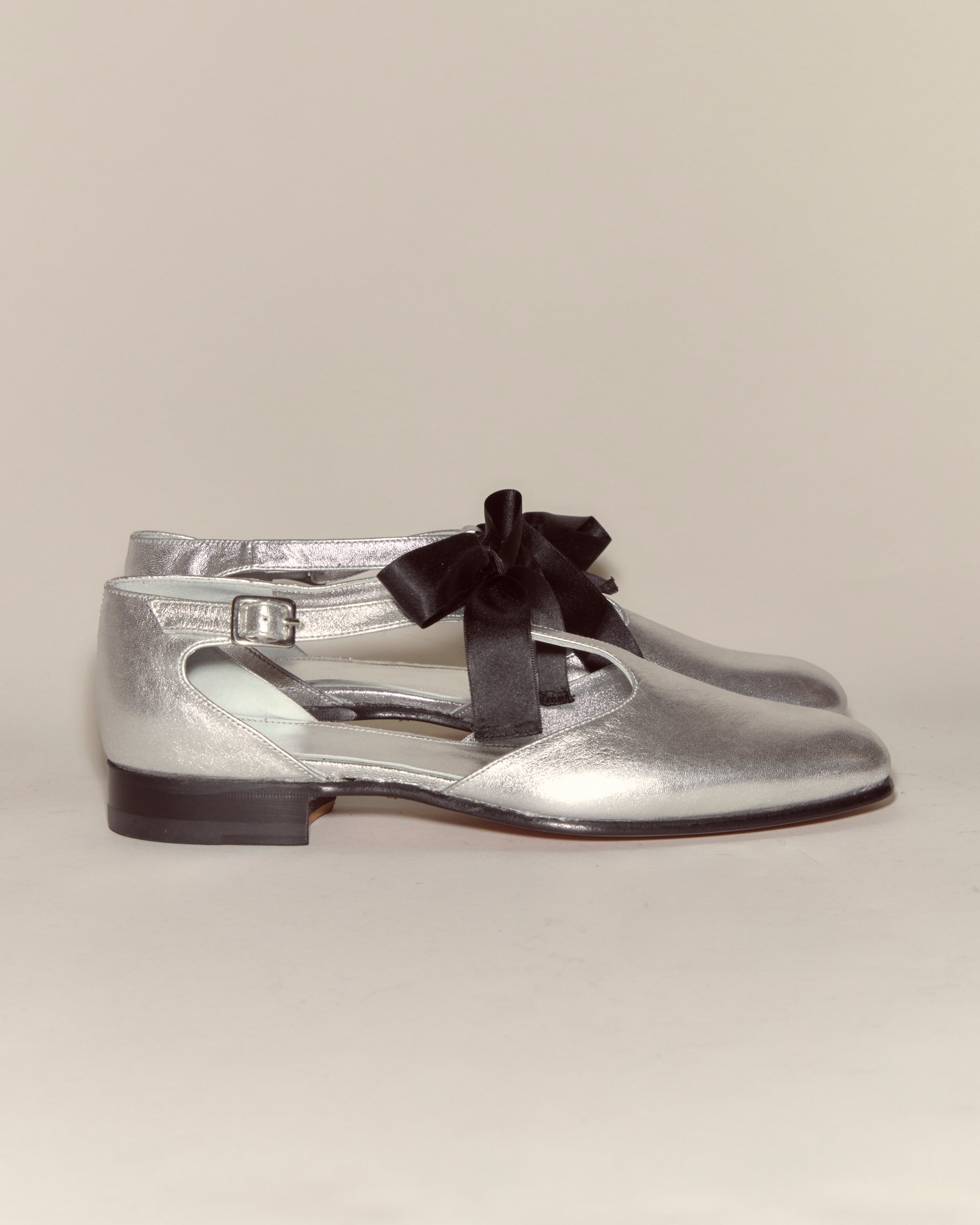 Theater Shoes - Silver | Modern Menswear by yycbvcnbmmnbm