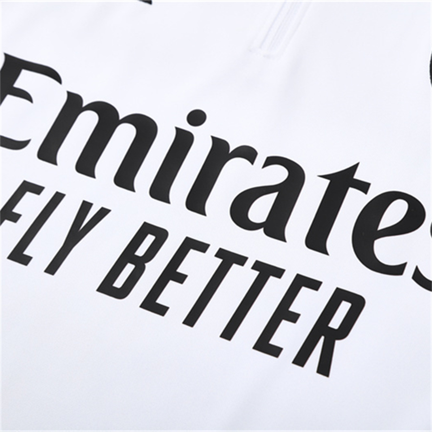 AlphaJersey-Arsenal 25-26 Long Sleeve Training Set - White Top & Black Pants