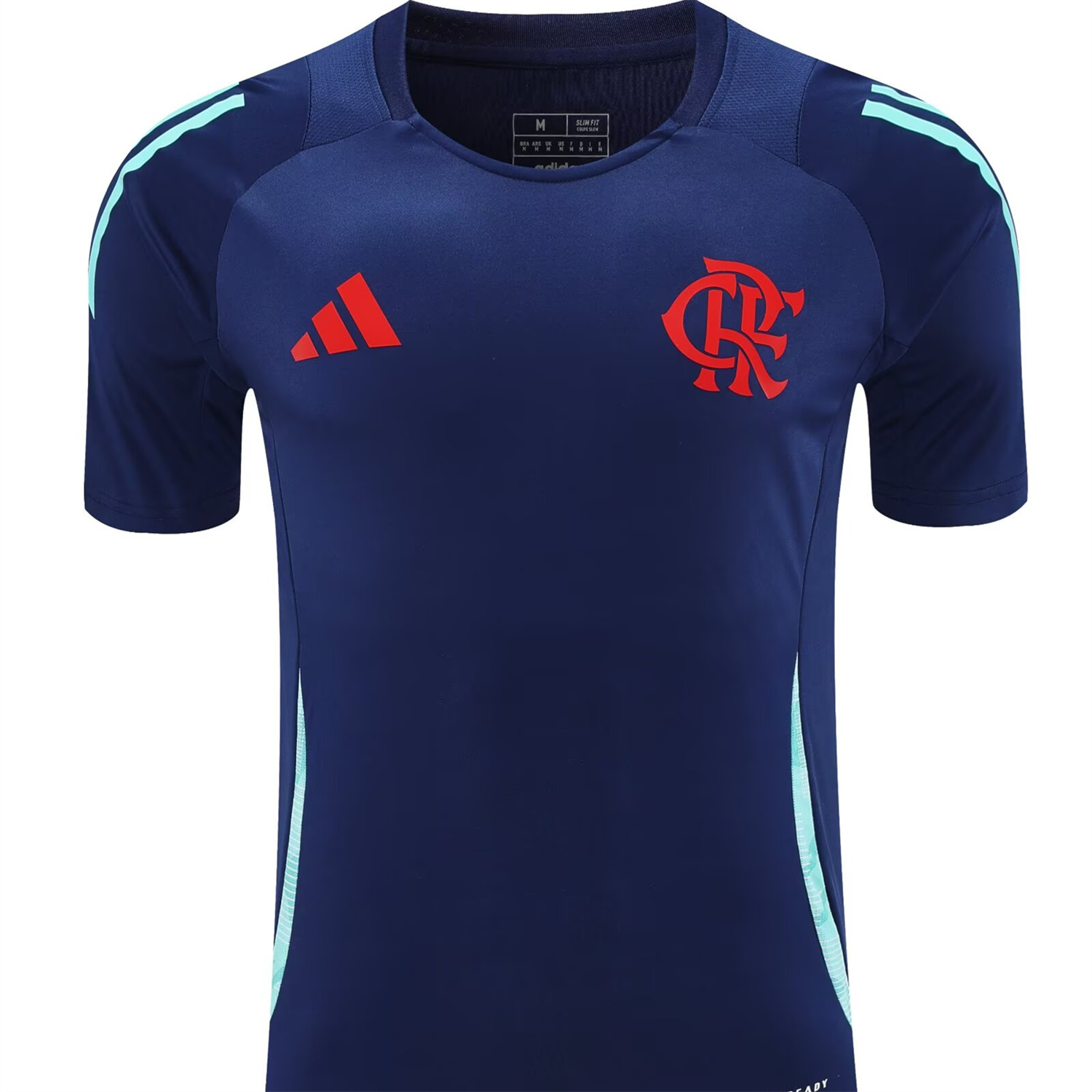 AlphaJersey-Flamengo 25-26 Short-Sleeve Kids Training Set - Royal Blue With Royal Blue