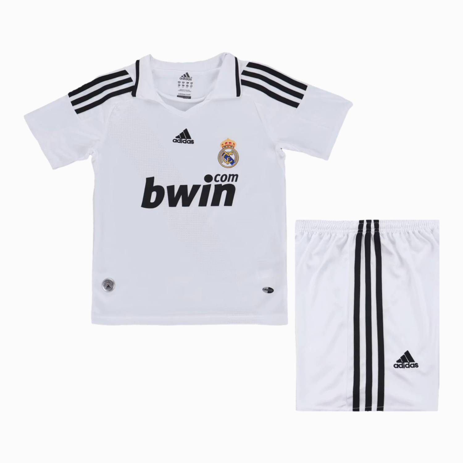 AlphaJersey-Retro Real Madrid 2008-09 Home Kids Kit