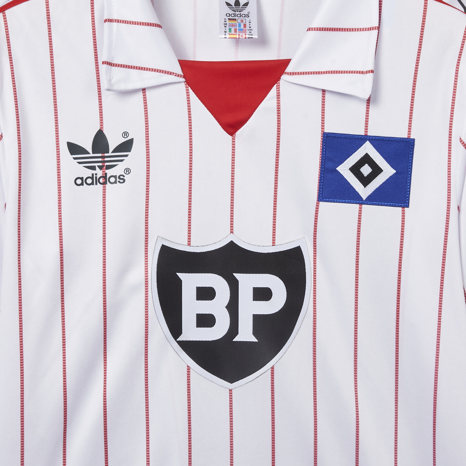 AlphaJersey-Retro Hamburger SV 1982-83 Home Long Sleeves Jersey