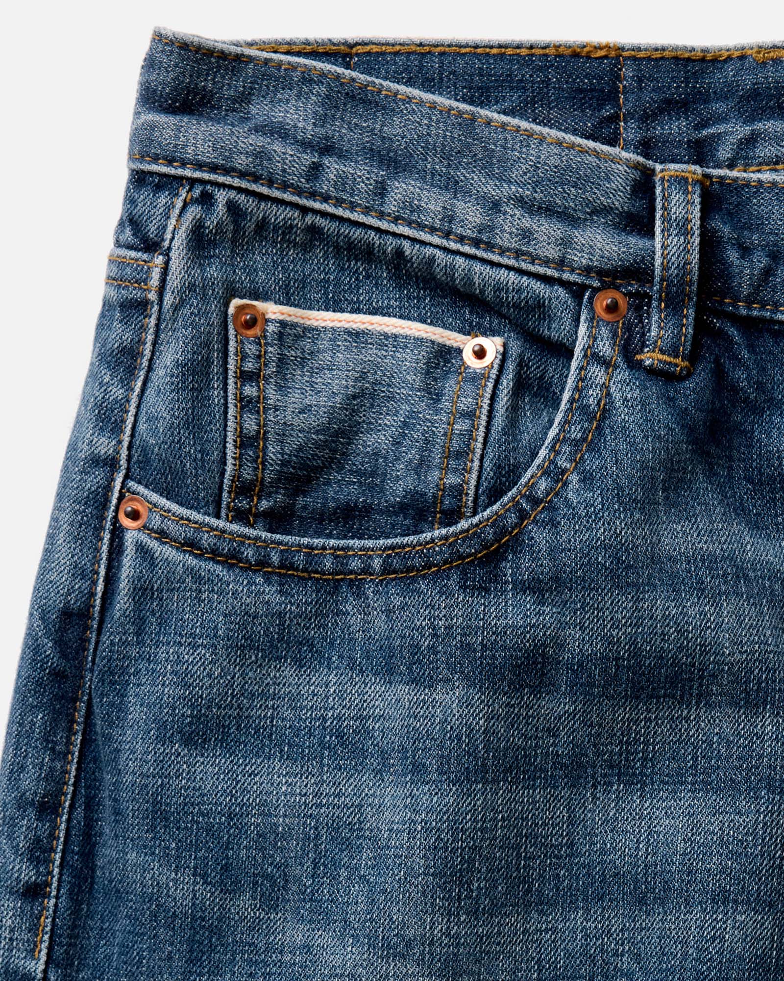 The Democratic Jean in Mid Wash Organic Selvedge | Modern Menswear by yycbvcnbmmnbm
