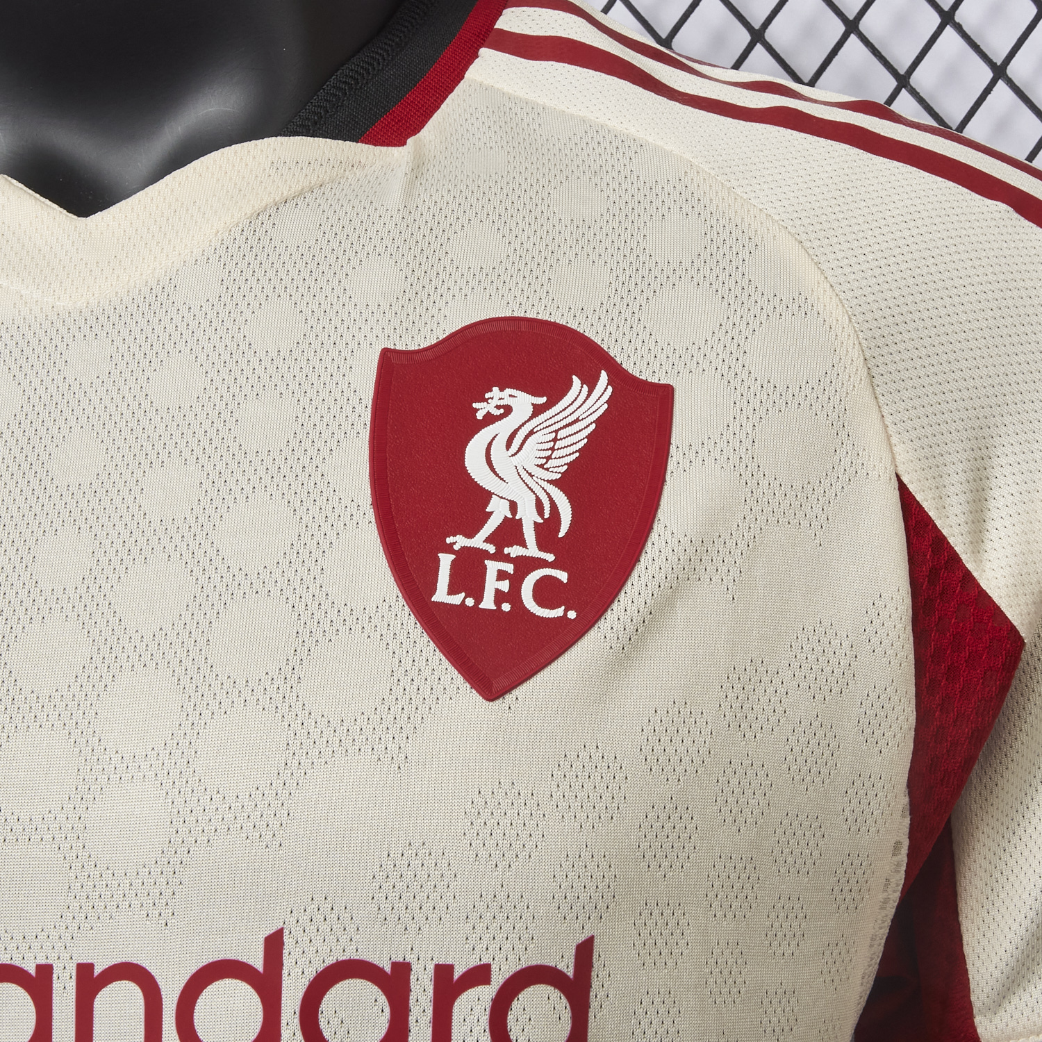 AlphaJersey-Liver.pool 25-26 Away Beige Jersey - Player Version