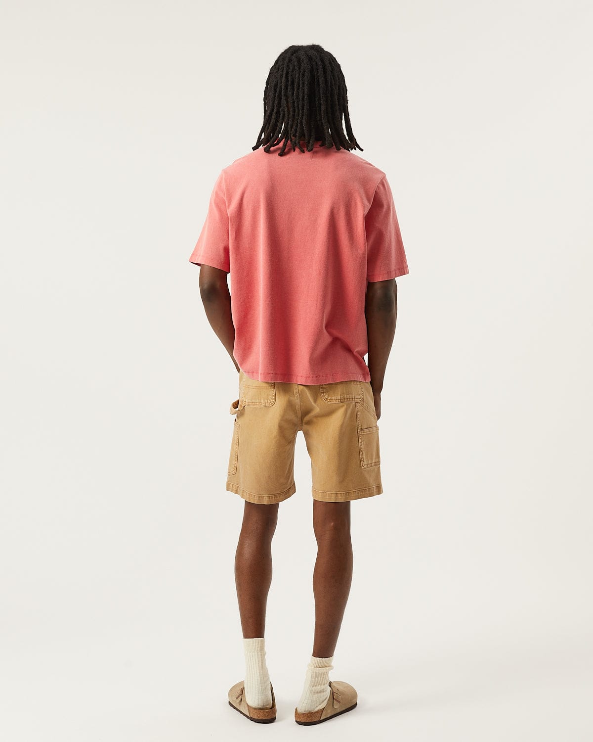 Garment Dye Tee - Red | Modern Menswear by yycbvcnbmmnbm