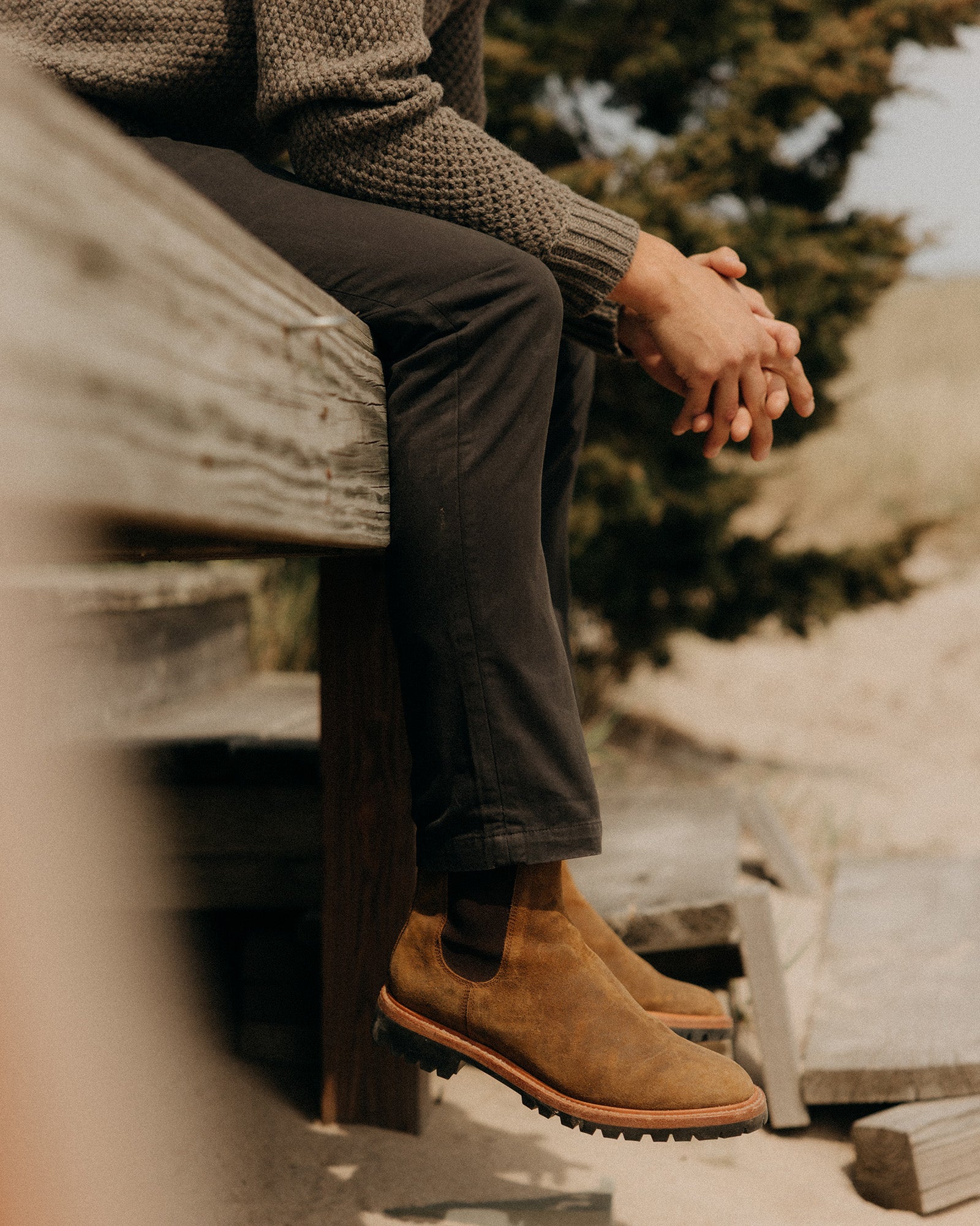 The Slim Foundation Pant in Organic Faded Black | Modern Menswear by yycbvcnbmmnbm
