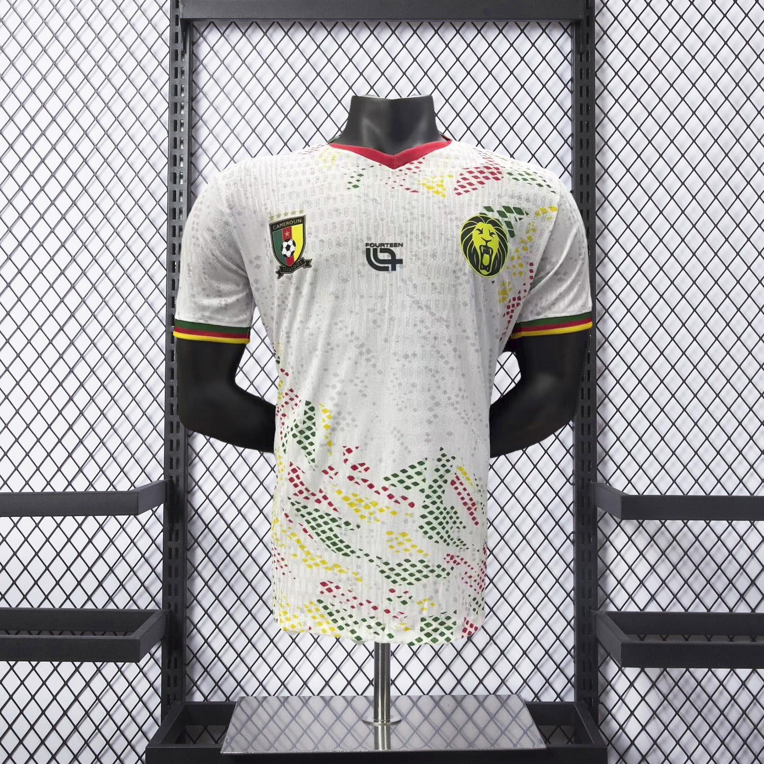 AlphaJersey-Cameroon 2026 Away White Jersey - Player Version