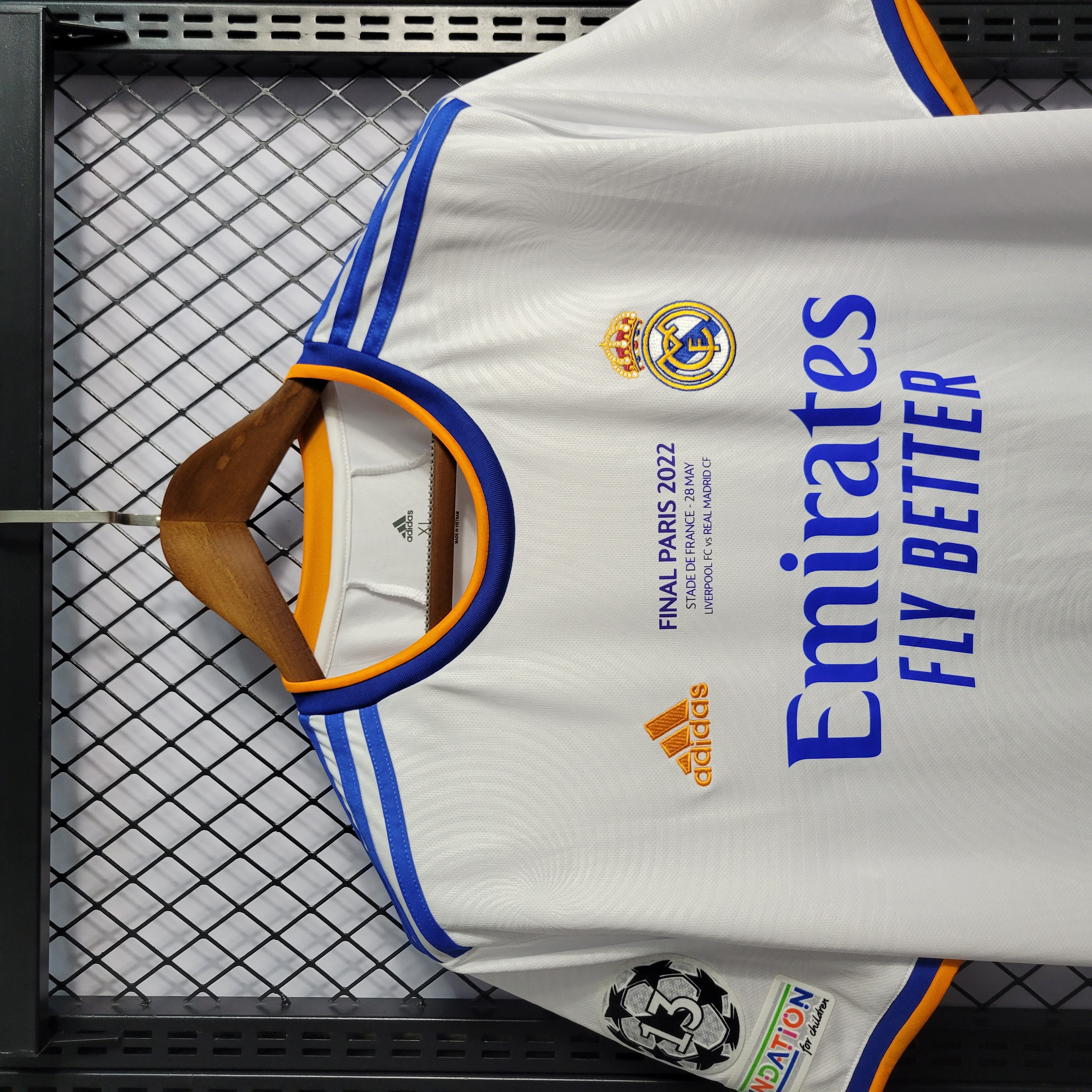 AlphaJersey-Retro Real Madrid 21-22 Home Stadium Jersey - Champions League Final