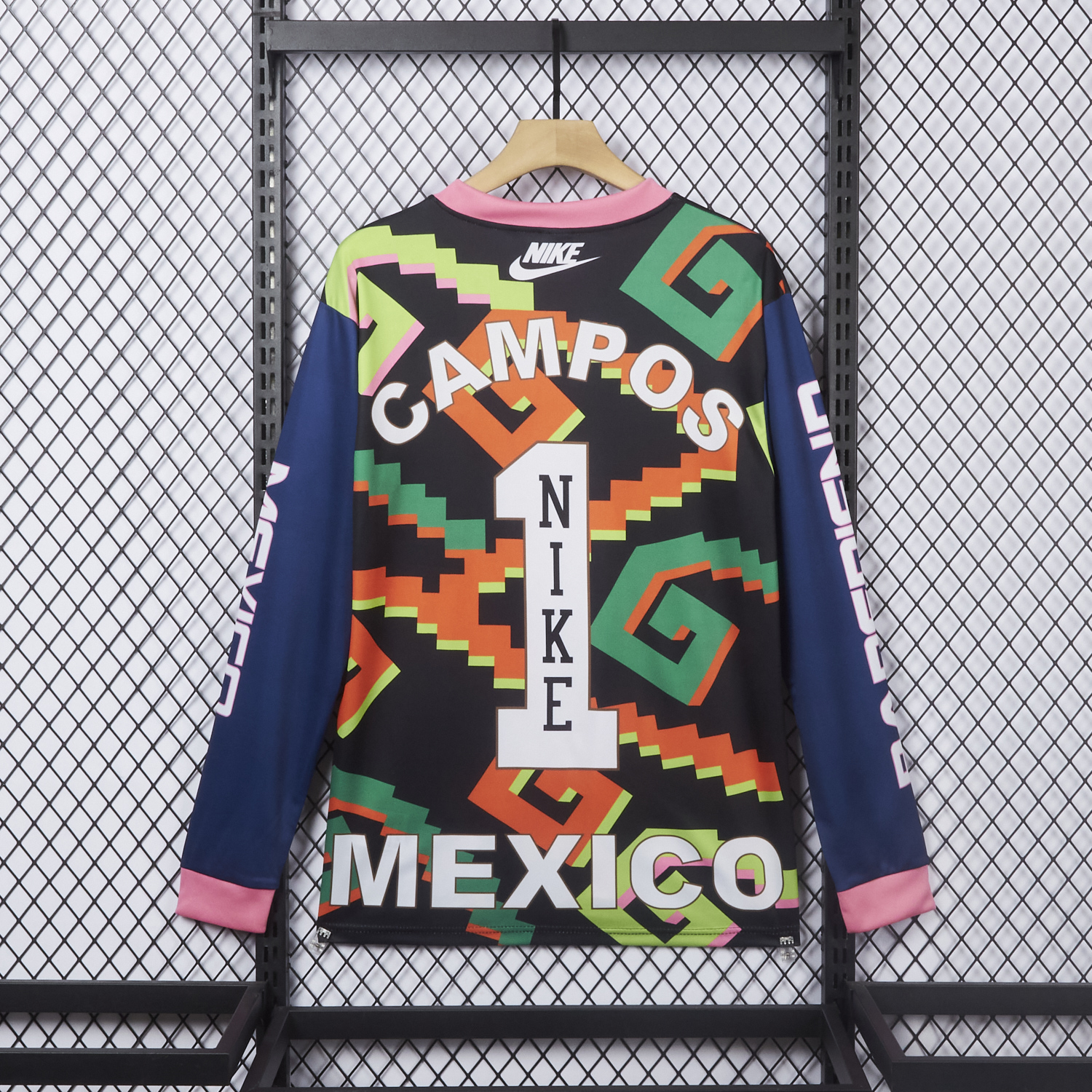 AlphaJersey-Mexico 2026 Hollywood Goalkeeper Campos Special Long Sleeves Jersey - Fans Version