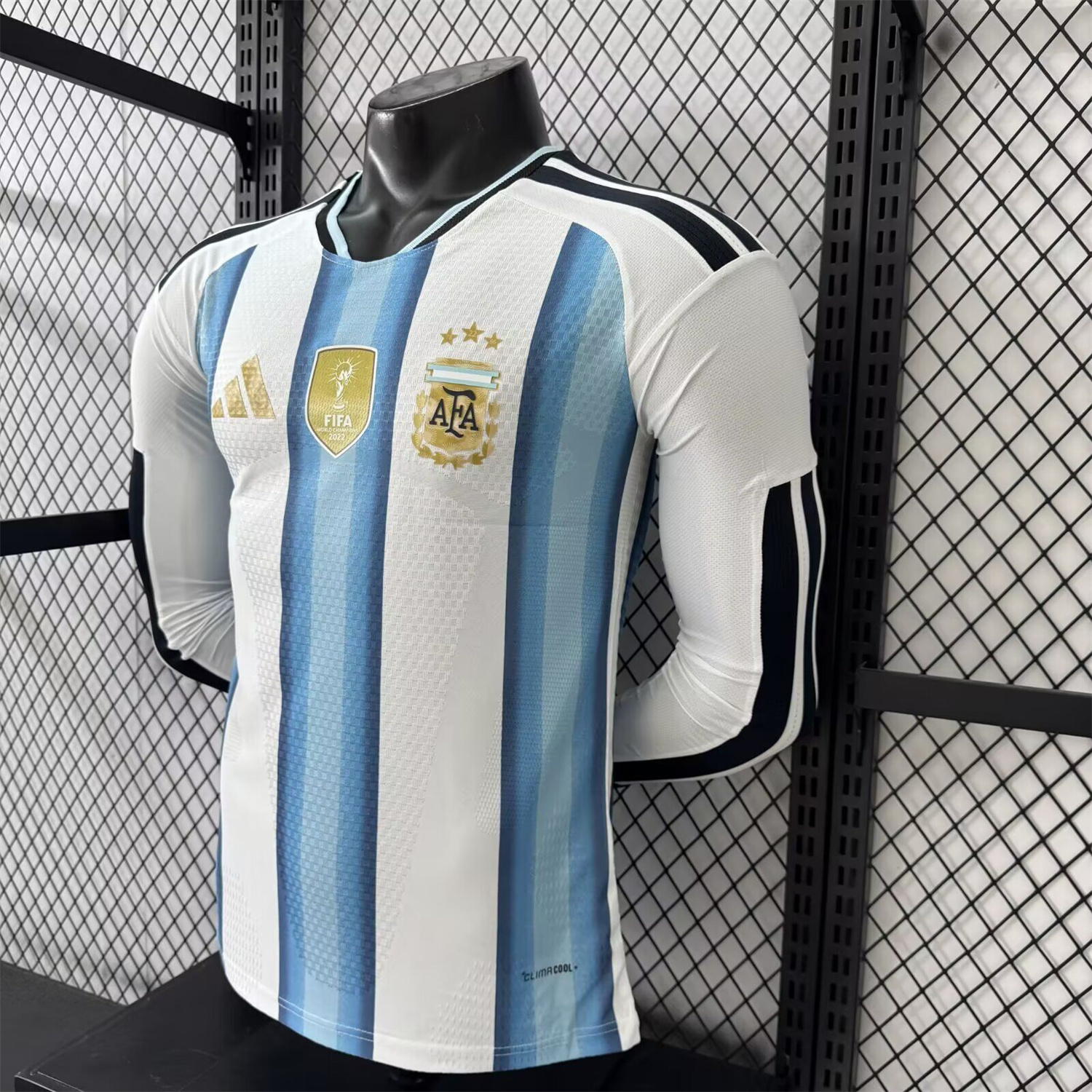 AlphaJersey-Argentina 2026 Home Long Sleeves Jersey - Player Version
