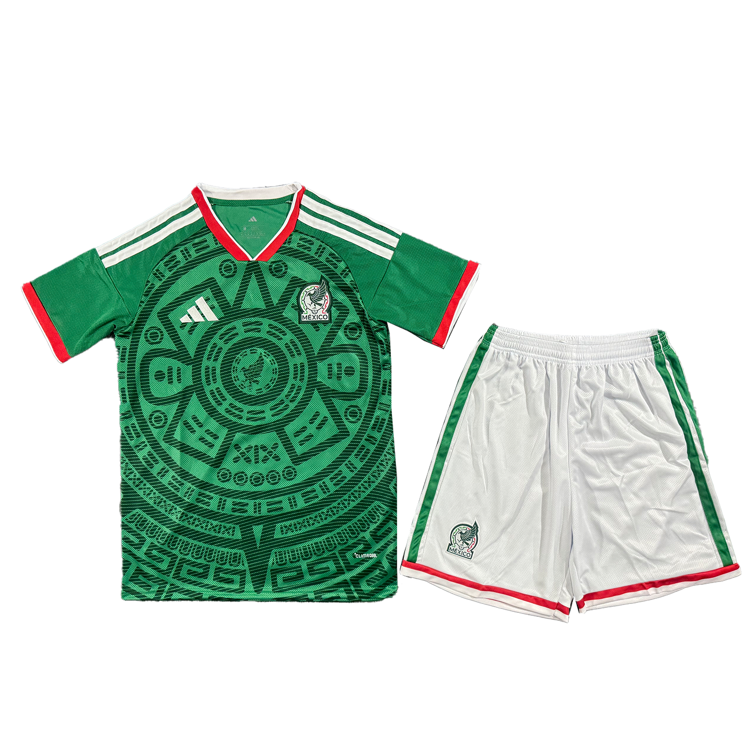 AlphaJersey-Mexico 2026 Home Men's Adult Jersey Set - Fans Version