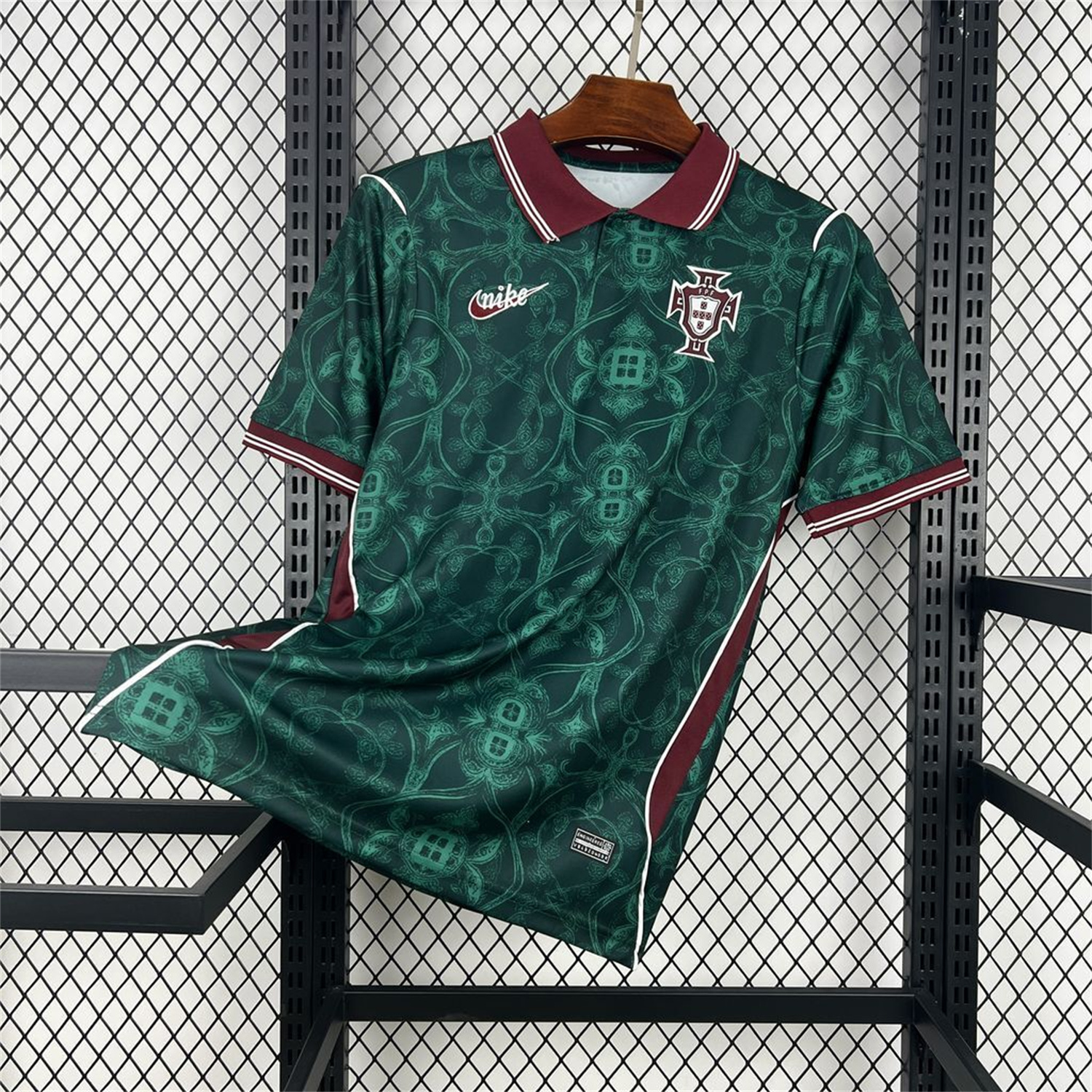 AlphaJersey-Portugal 2026 Green Special Polo Jersey - Fans Version