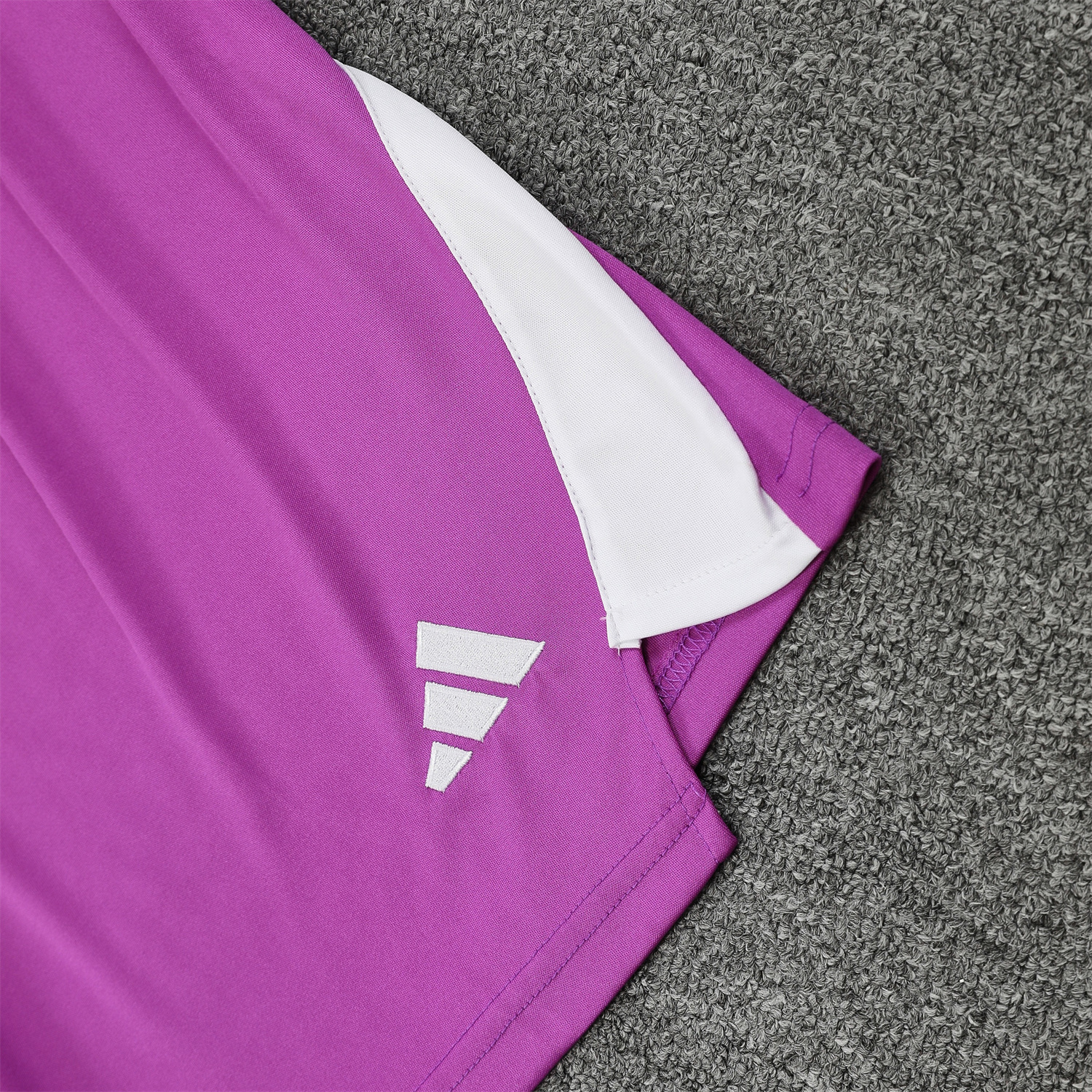 AlphaJersey-Real Madrid 25-26 Longt-Sleeve Training Set - Purple Top & Purple Shorts