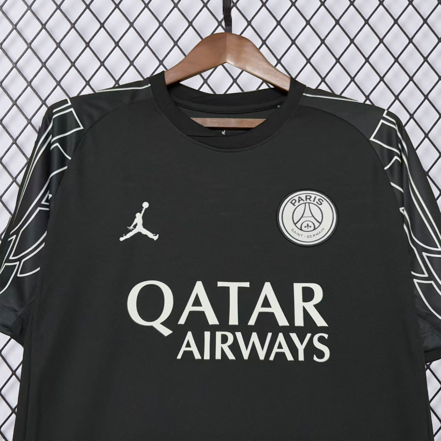 AlphaJersey-Paris Saint-Germain PSG 25-26 JD Black Special Jersey - Fans Version