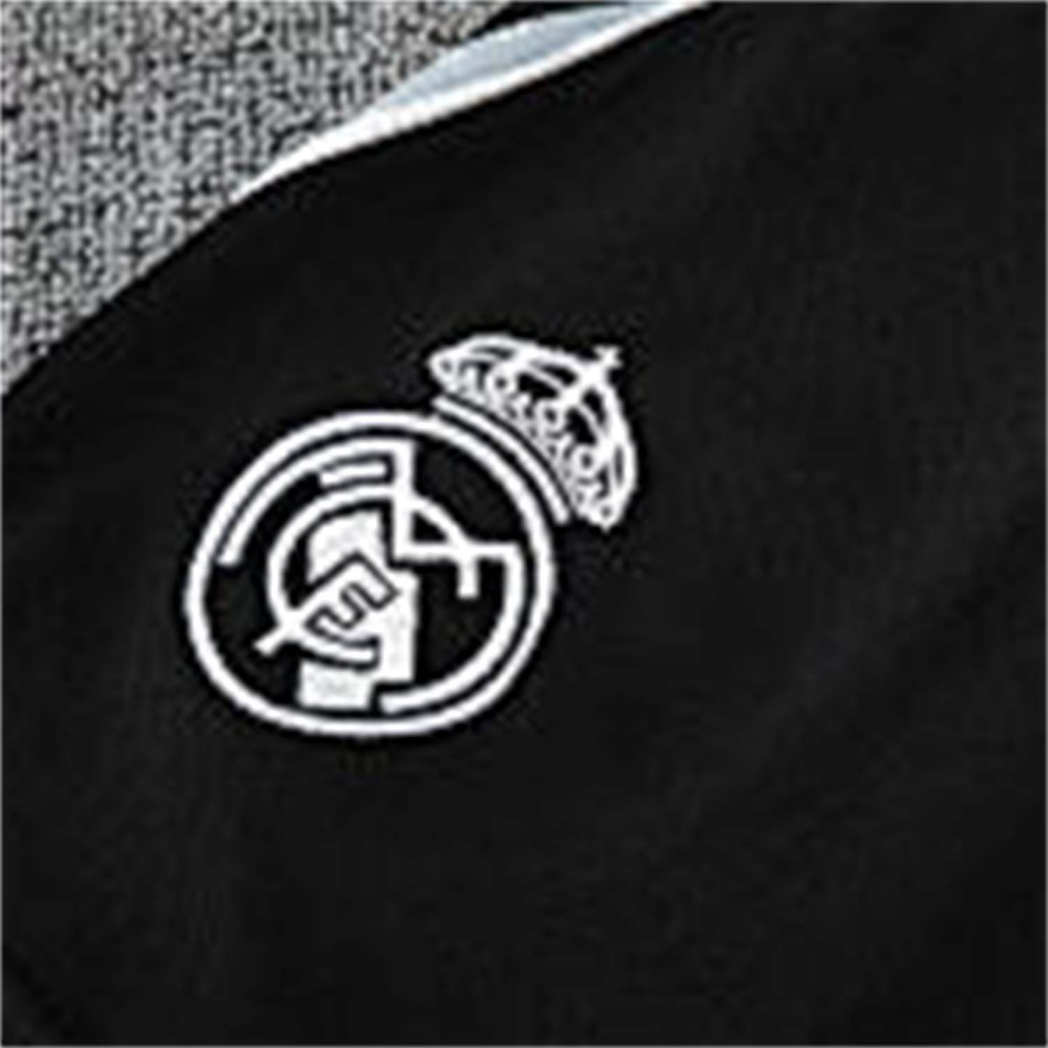 AlphaJersey-Real Madrid 25-26 Vest Training Set - Black And Light Grey Vest & Black Shorts