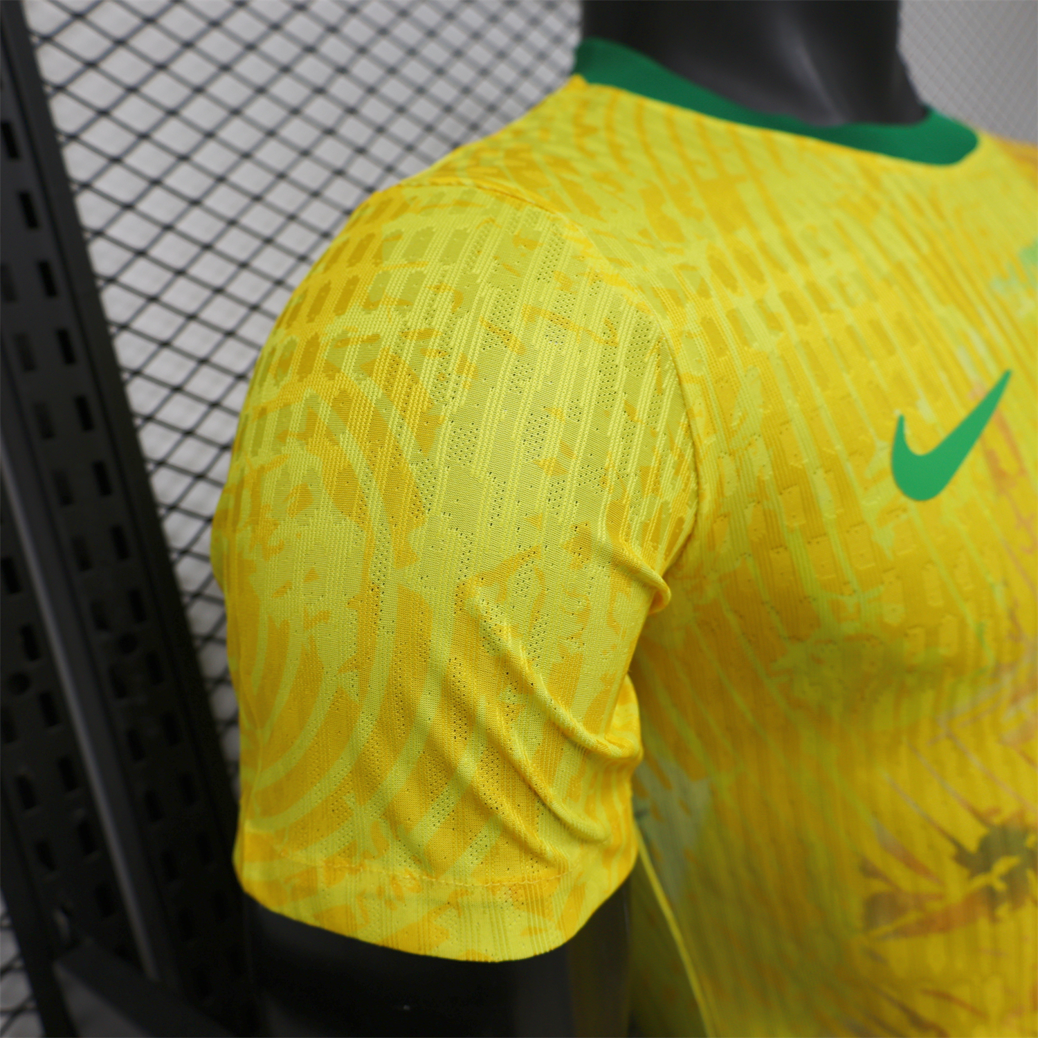 AlphaJersey-Brazil 2026 Yellow Waves Special Jersey - Player Version