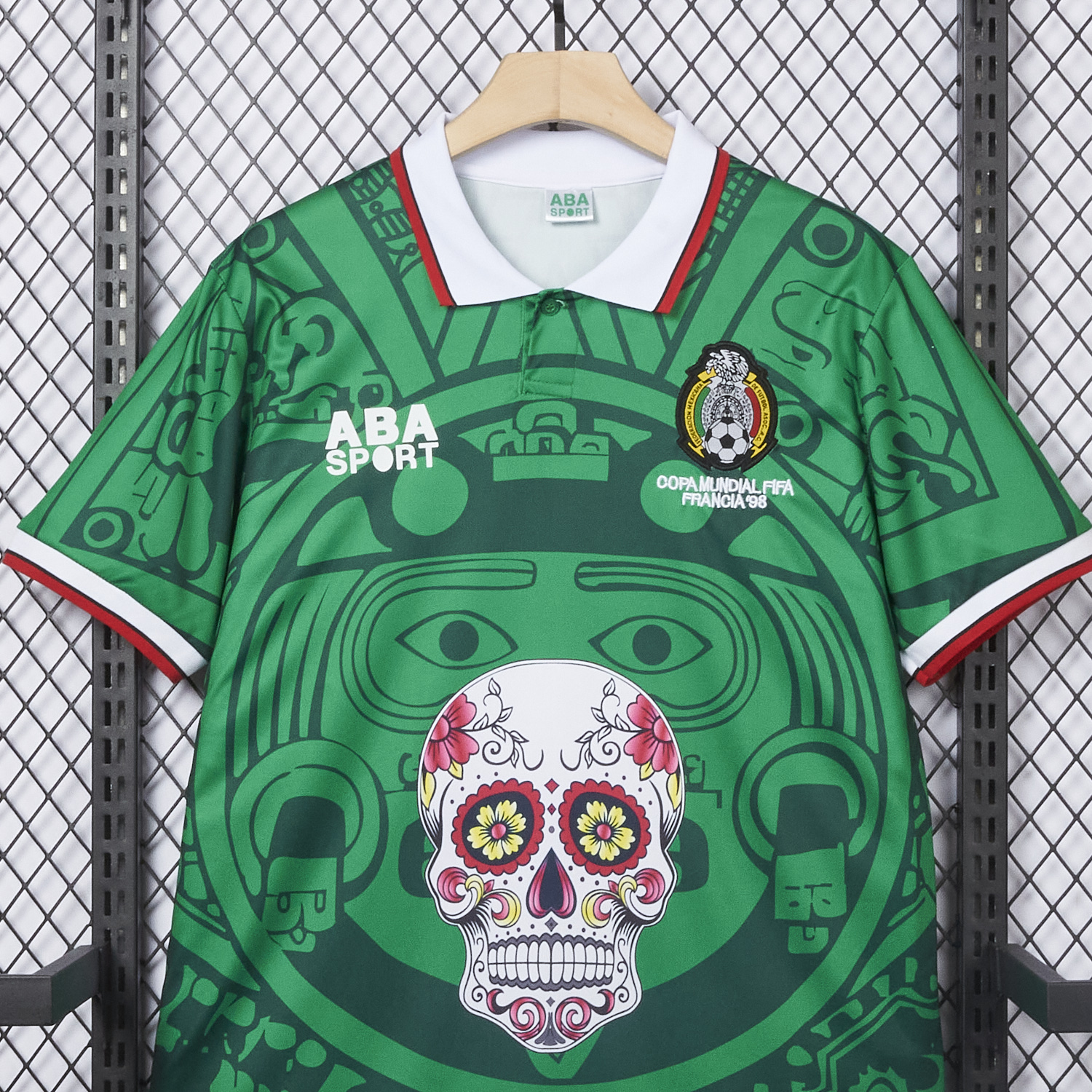 AlphaJersey-Retro Mexico 1998 Home Special Edition Jersey