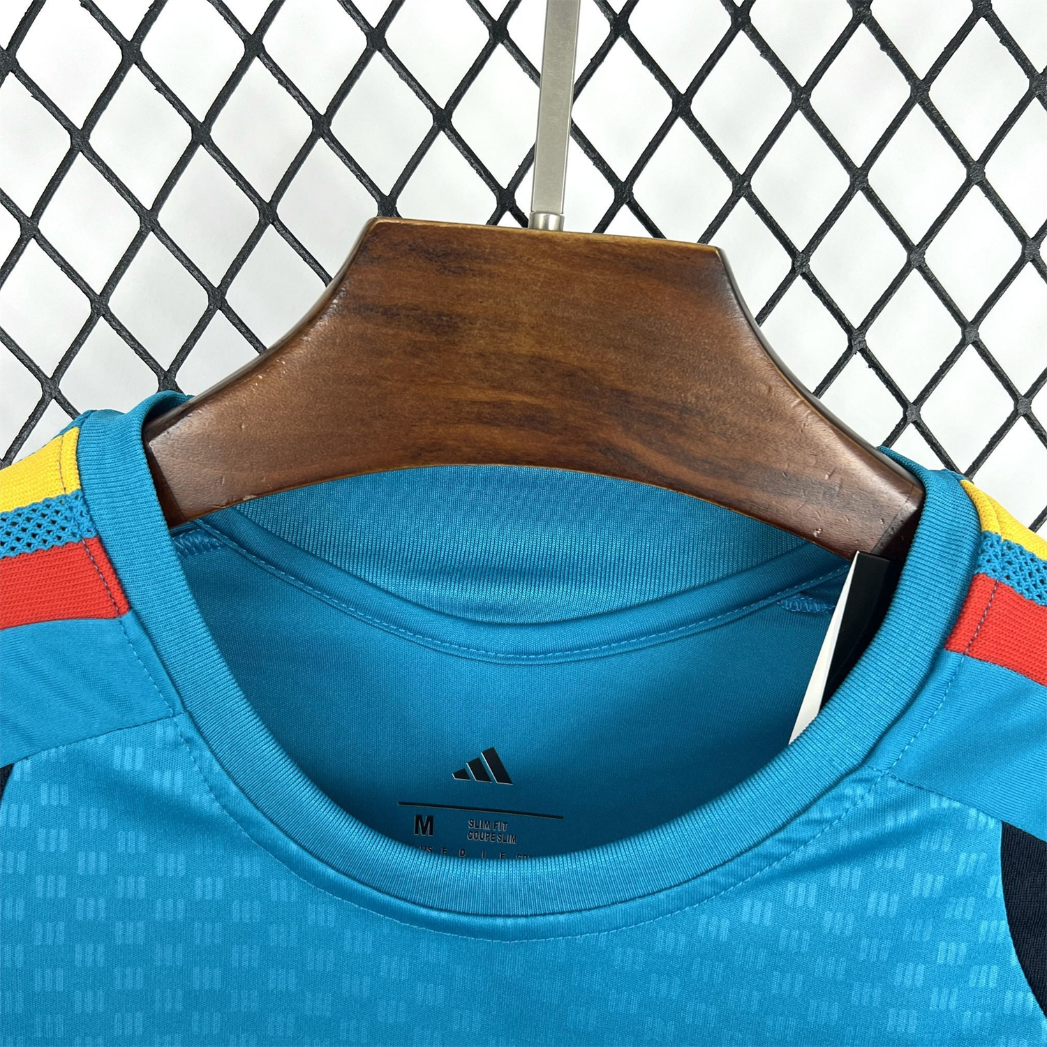 AlphaJersey-Spain 2026 Lake Blue Pre-Match Training Jersey - Fans Version