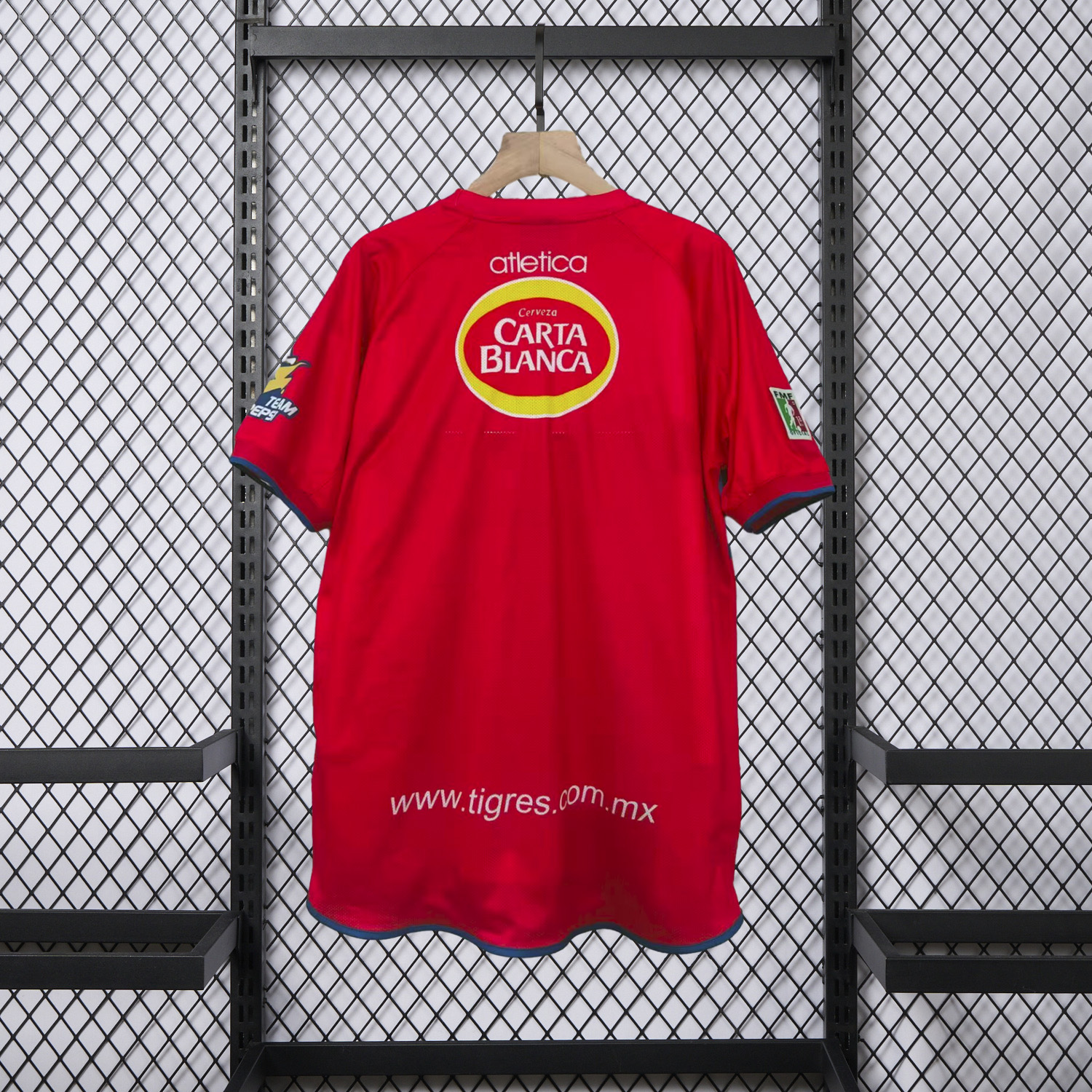 AlphaJersey-Retro Tigres UANL 2002-03 Away Red Jersey