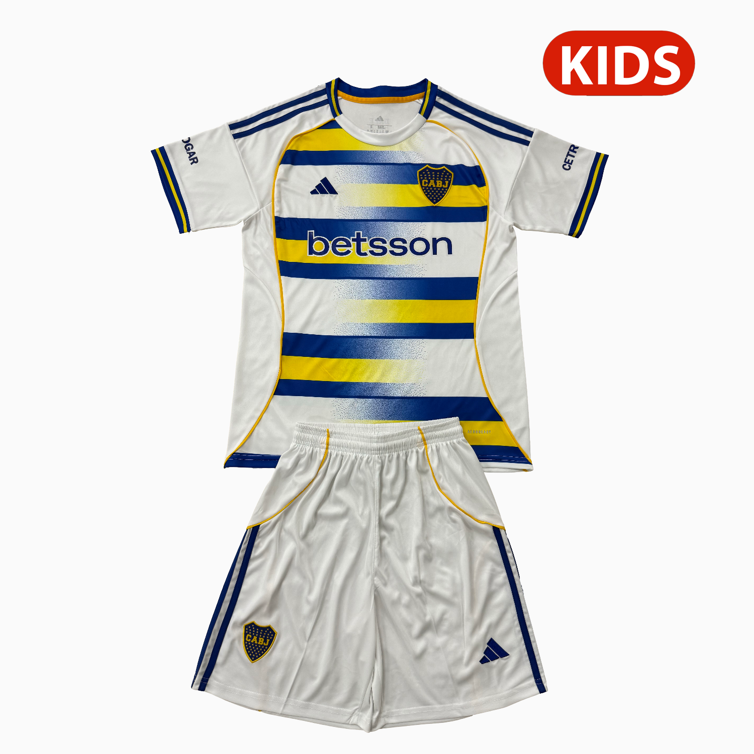 AJ-AlphaJersey-Boca Juniors 26-27 Third Kids Kit