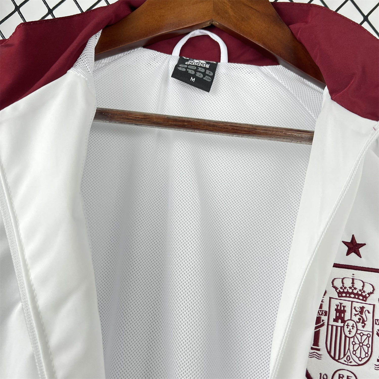 AlphaJersey-Spain 2026 Away Windbreaker Jacket - White
