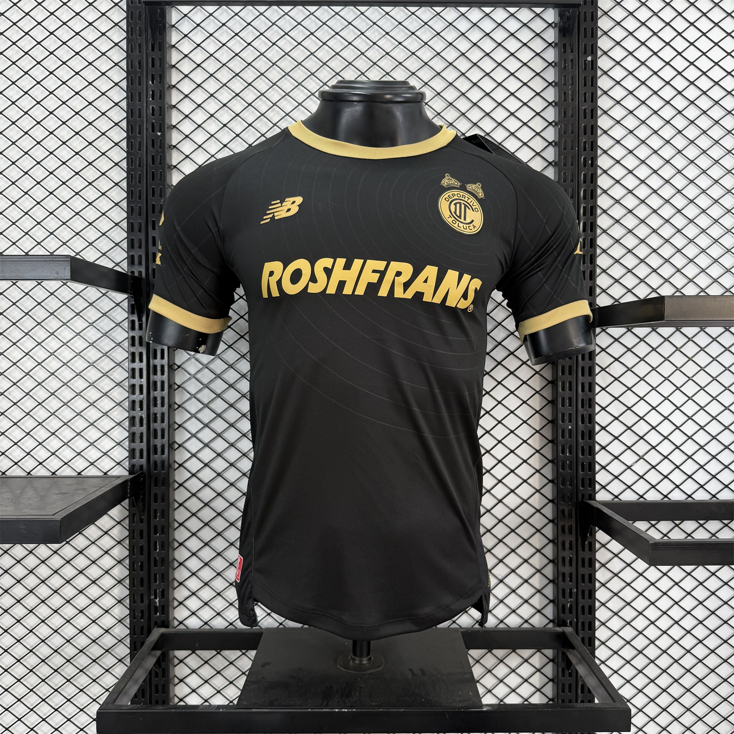 AlphaJersey-【The Double Winners】Toluca 25-26 Black Special Jersey - Player Version
