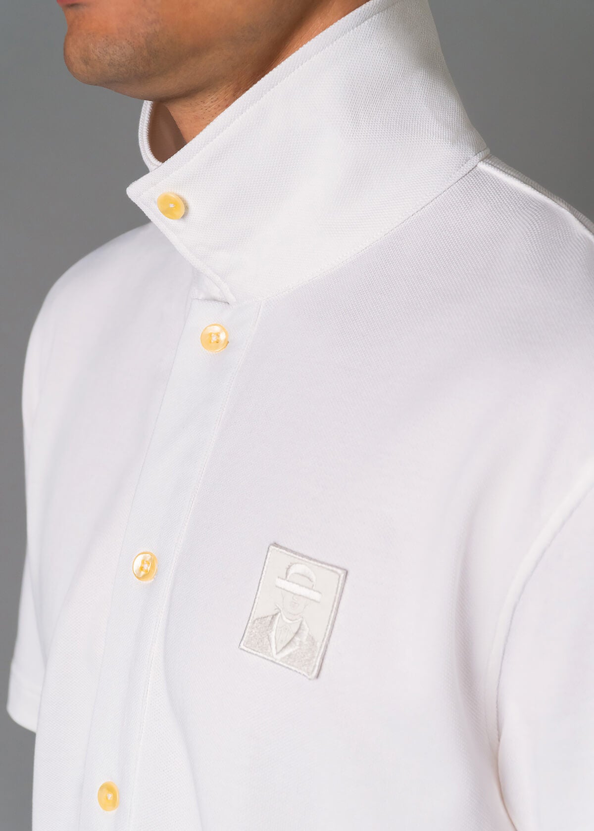 Pique Polo White | Modern Menswear by yycbvcnbmmnbm