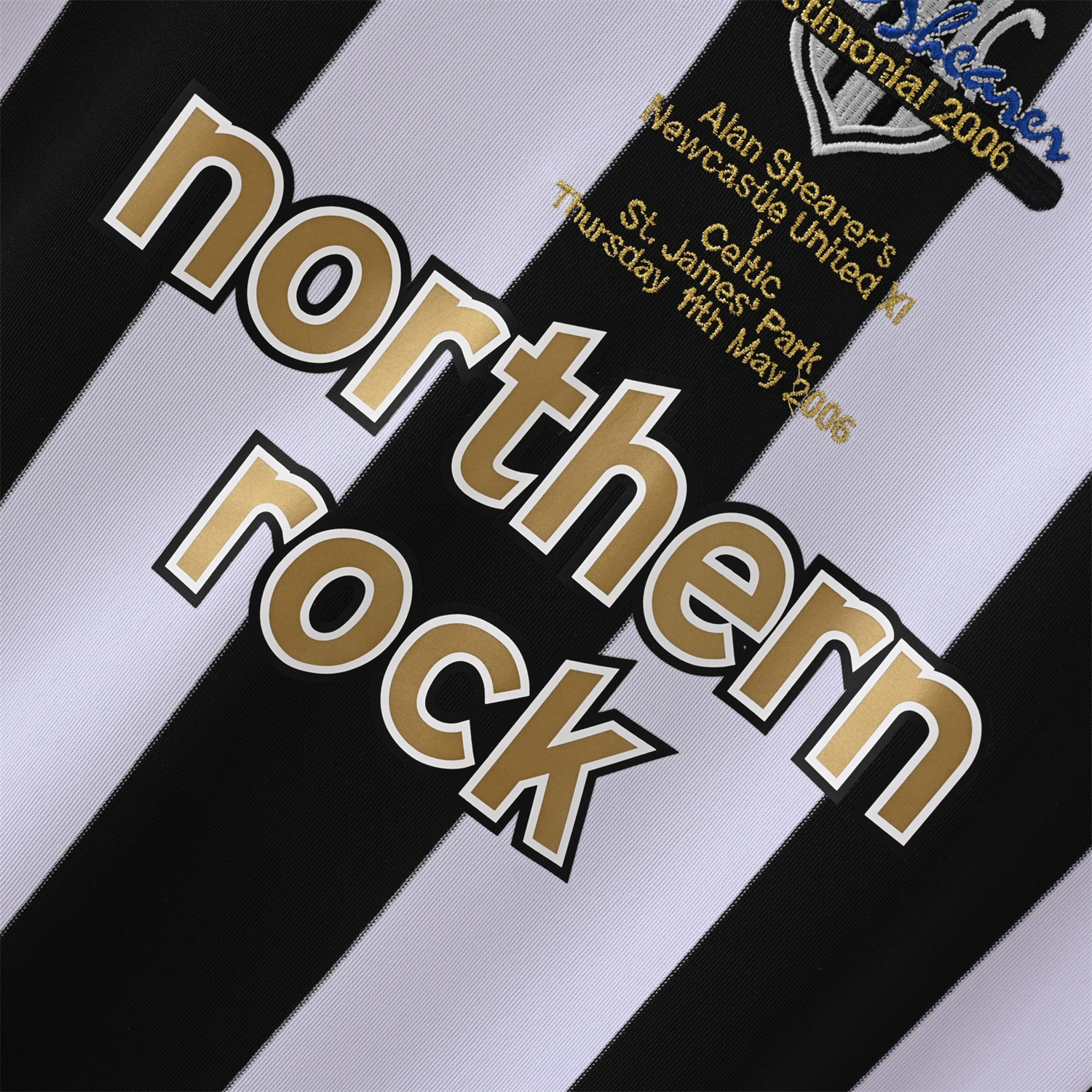 AlphaJersey-Retro Newcastle United 2006 Alan Shearer Testimonial Home Jersey