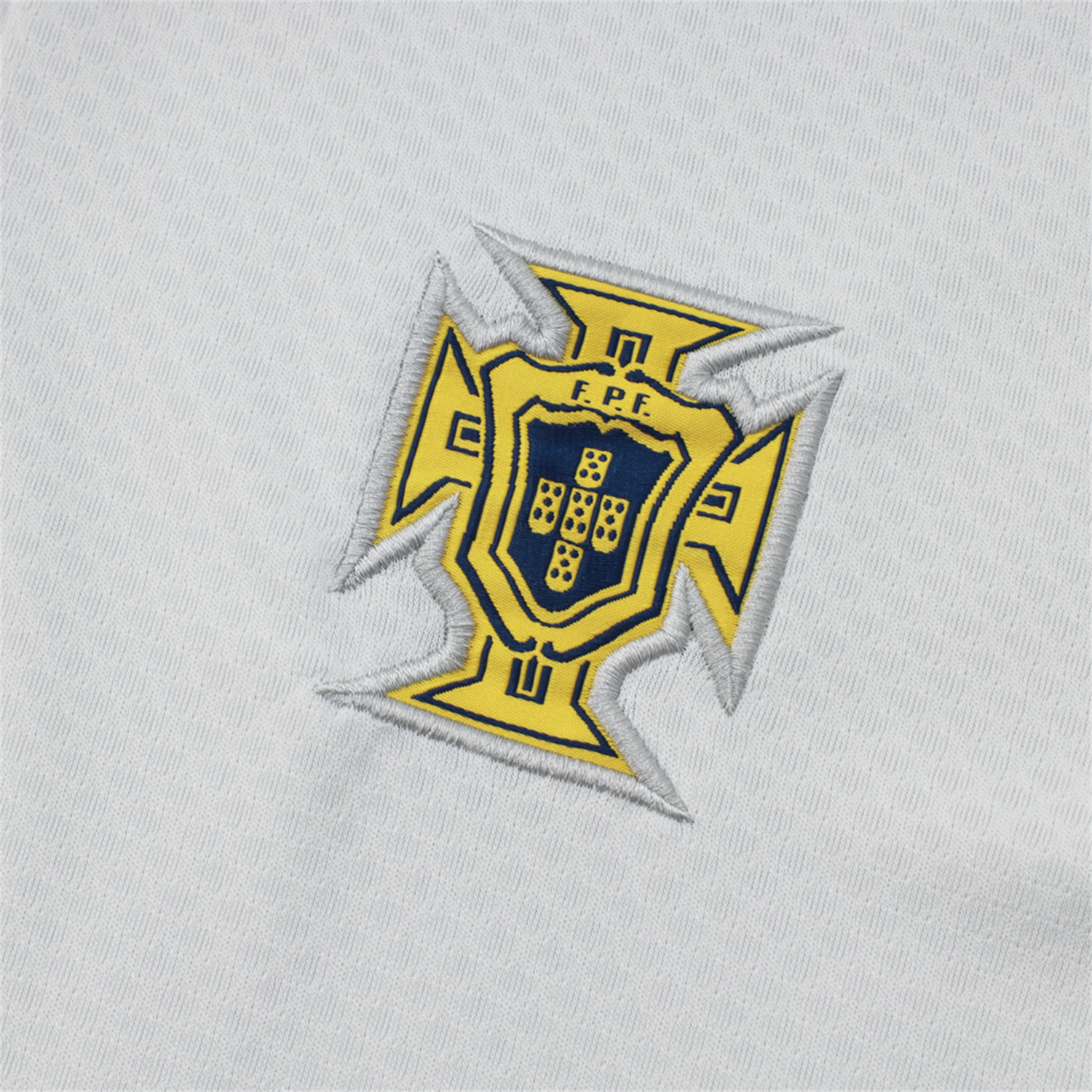 AlphaJersey-Portugal 25-26 Long Sleeve Training Set - Off White Top and Deep Blue Pants