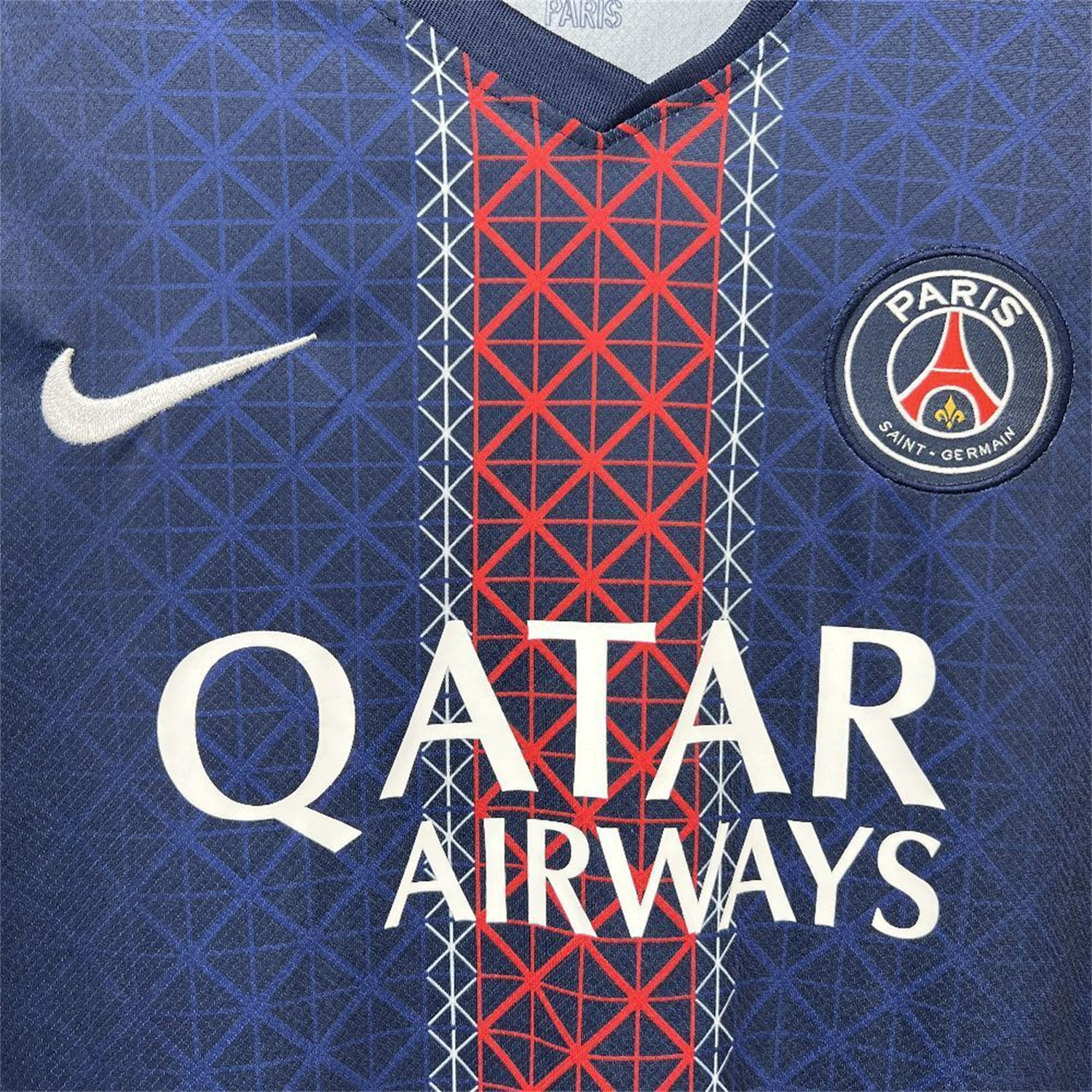 AlphaJersey-Paris Saint-Germain PSG 25-26 Home Long Sleeves Jersey - Fans Version