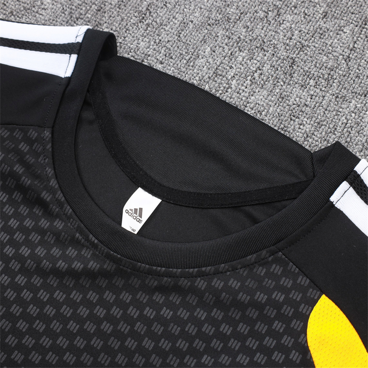 AlphaJersey-Germany 2026 Vest Training Set - Black Vest and Black Shorts
