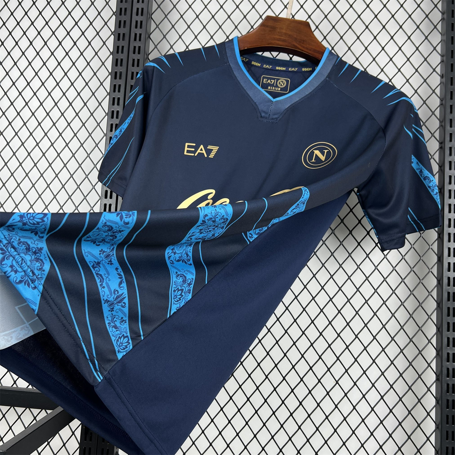 AlphaJersey-Napoli 25-26 CocaCola Dark Blue Special Jersey - Fans Version
