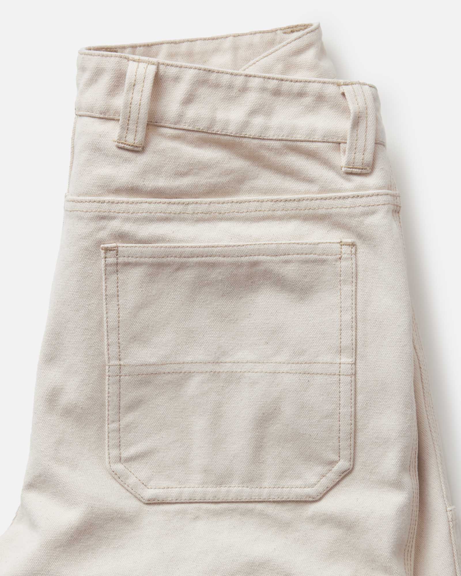 The Painter Pant in Seeded Natural Chipped Canvas | Modern Menswear by yycbvcnbmmnbm